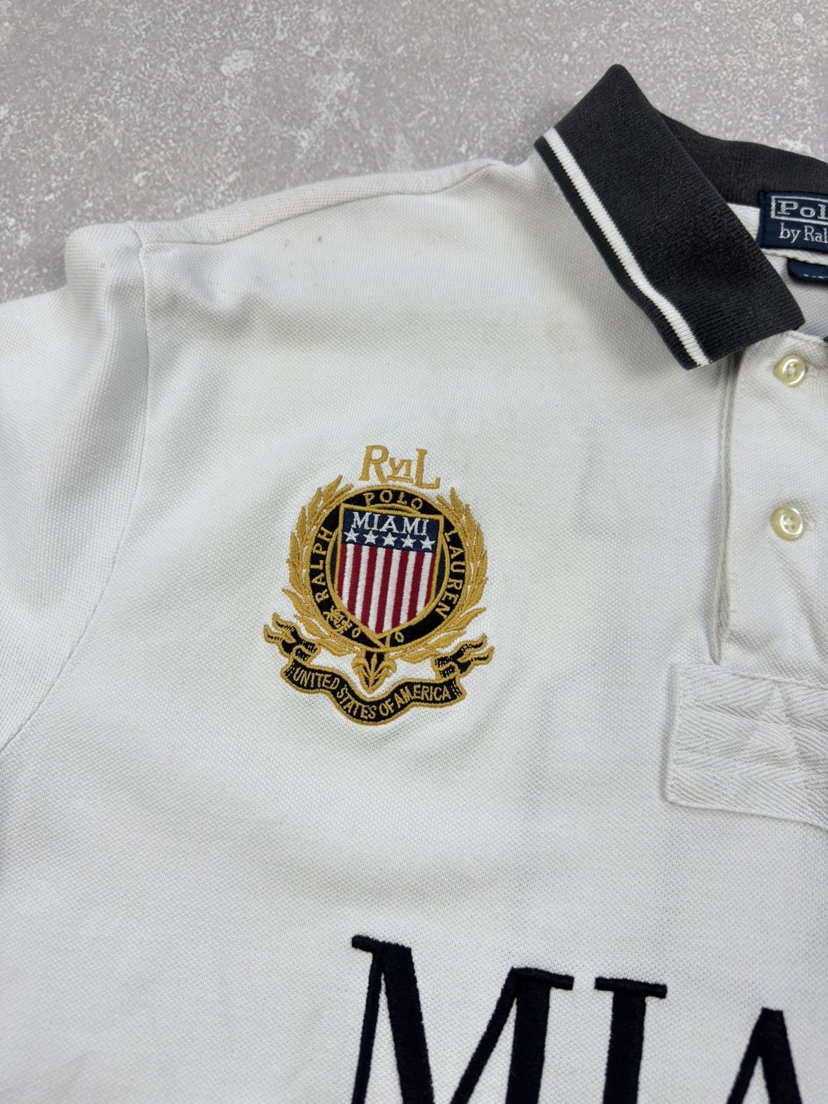 Polo Ralph Lauren Vintage Polo Ralph Lauren Miami Big Pony Chief Keef Style Size US XL / EU 56 / 4 - 5 Thumbnail