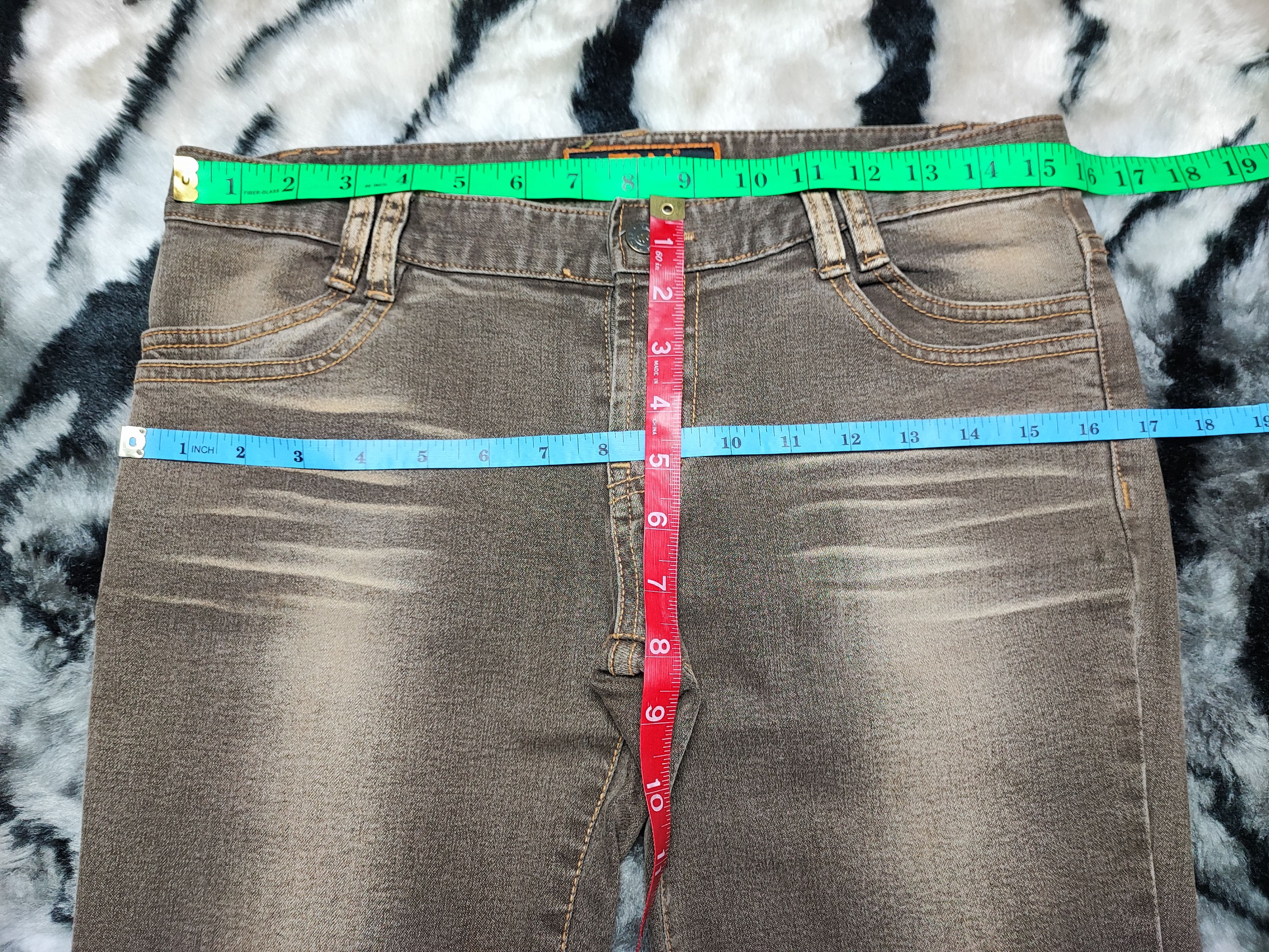 Japanese Brand Rusty Flare Jeans Low Rise Size US 31 - 6 Thumbnail