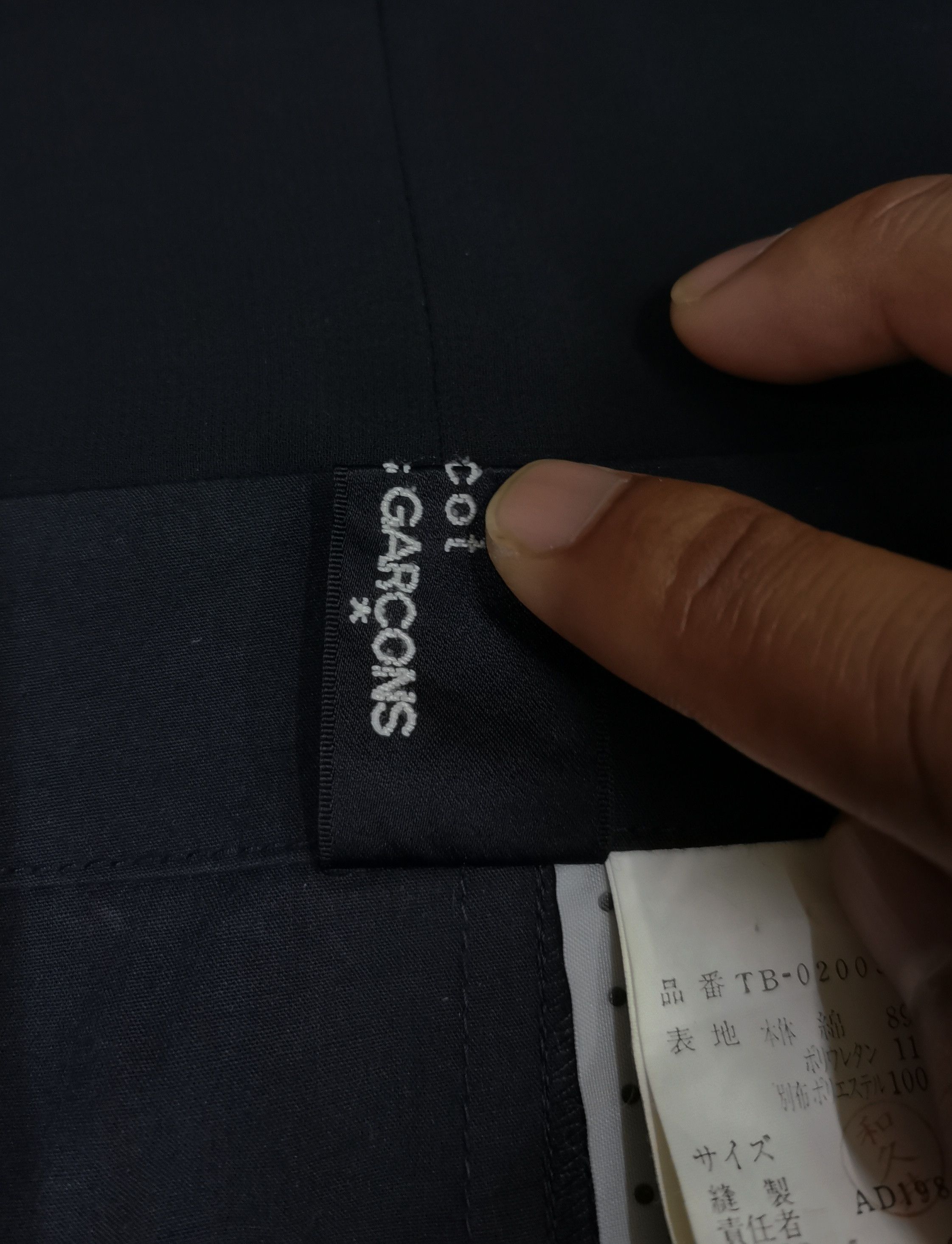 Tricot Comme des Garcons Rare Design Crop Tops
