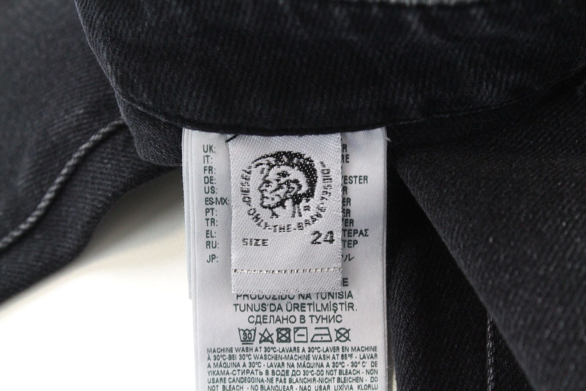 Diesel D-EARLIE 080AP W24/L30 Girls Black Jeans 70059 Size 24" / US 00 / IT 34 - 7 Thumbnail