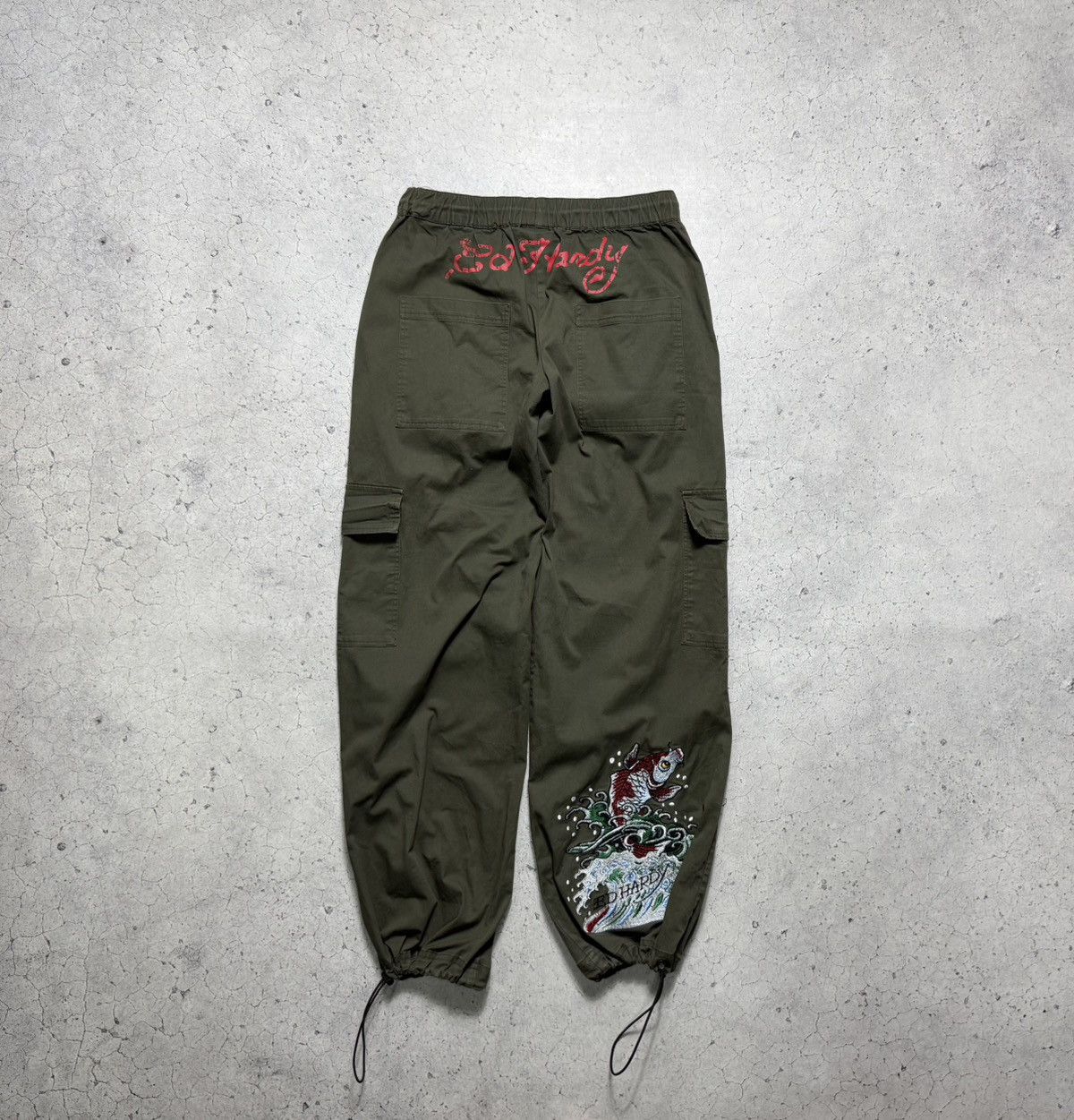 Ed Hardy Ed Hardy Vintage Baggy Track Pants Big Logo Y2K Hype Size US 30 / EU 46 - 1 Thumbnail