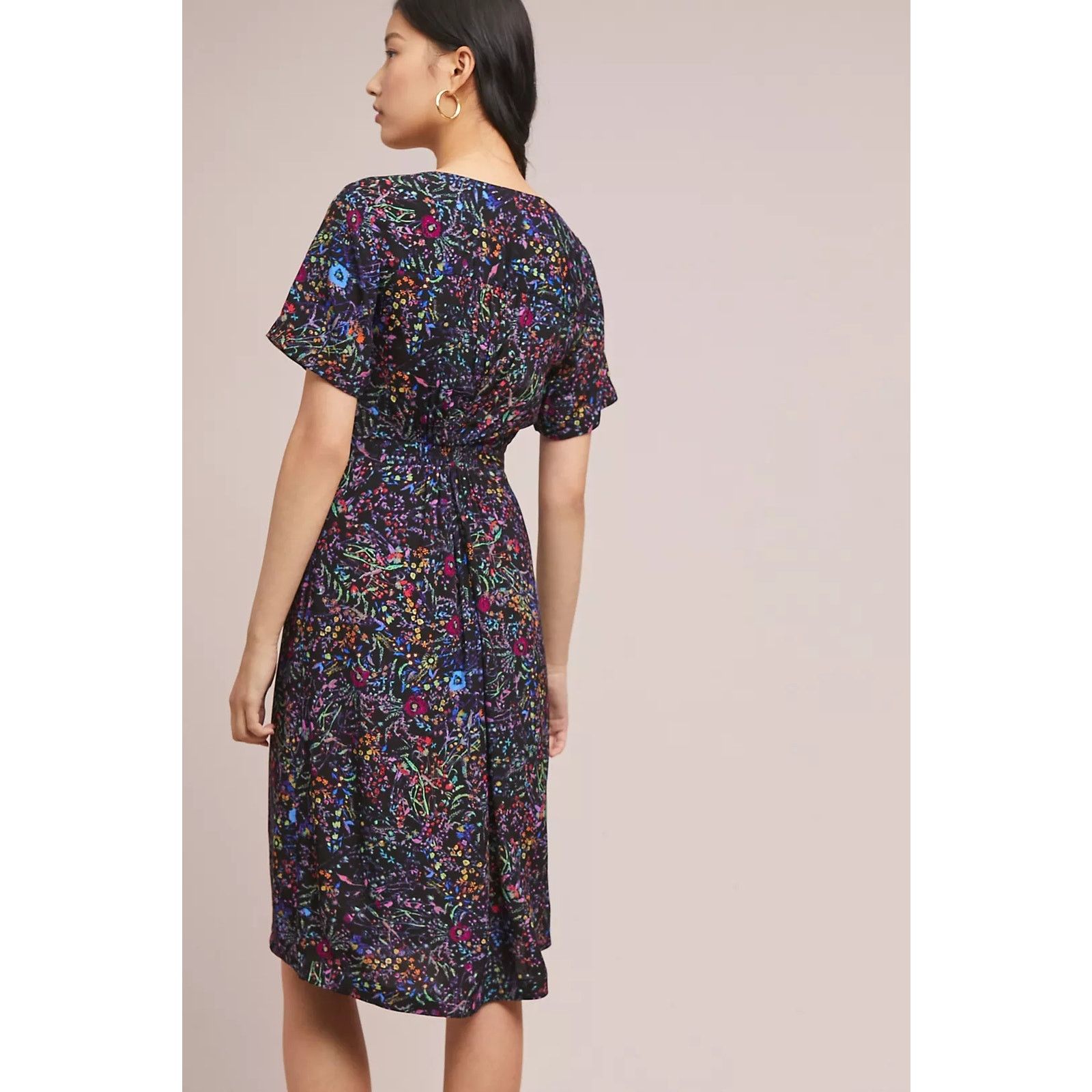 Anthropologie New ANTHROPOLOGIE by Maeve Morgan Dress $148 SIZE 2 Floral Size XS / US 0-2 / IT 36-38 - 3 Thumbnail