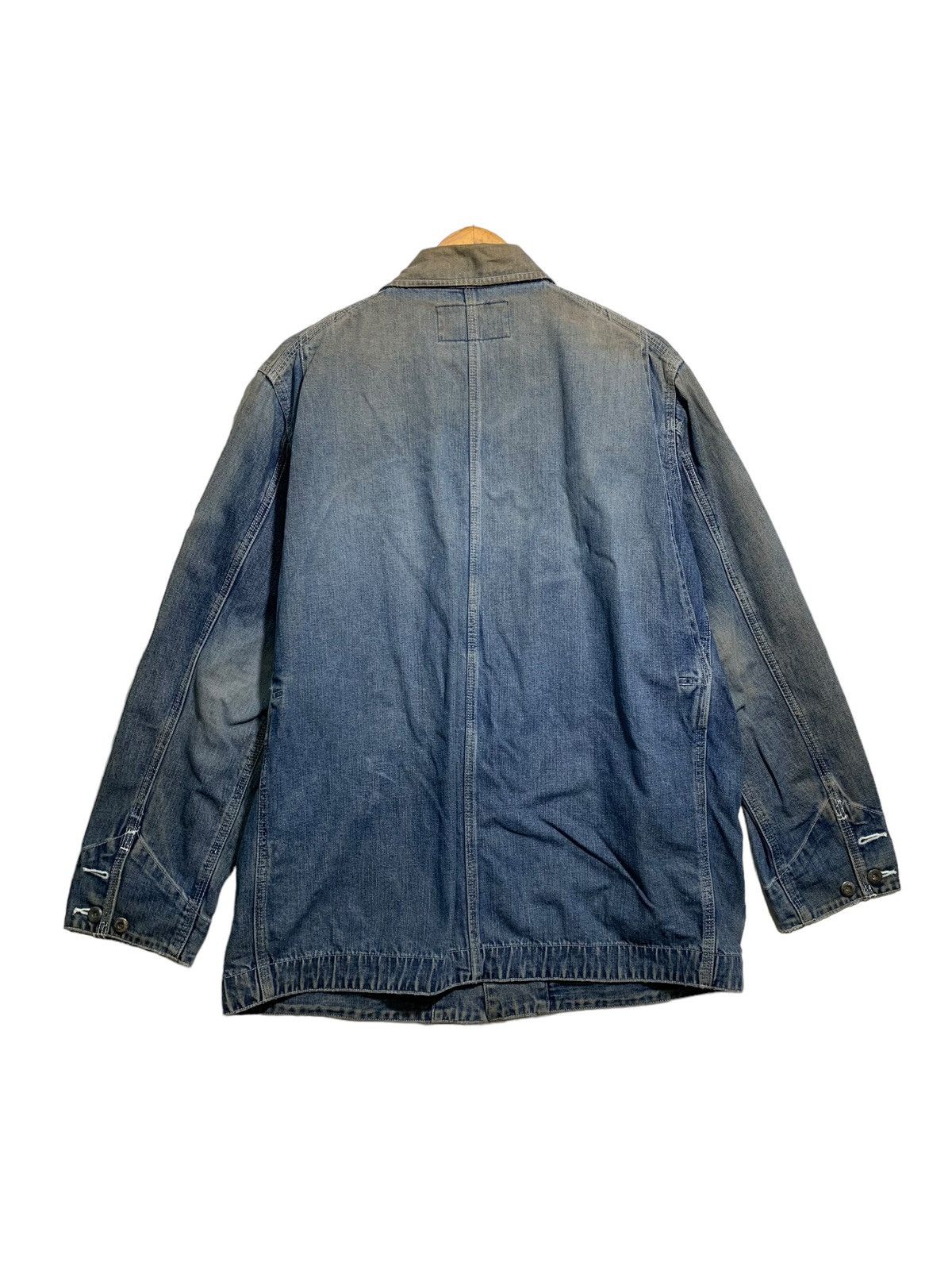 Polo Ralph Lauren 🔥VTG POLO SPORT WORKWEAR DENIM CHORE JACKET Size US L / EU 52-54 / 3 - 6 Thumbnail