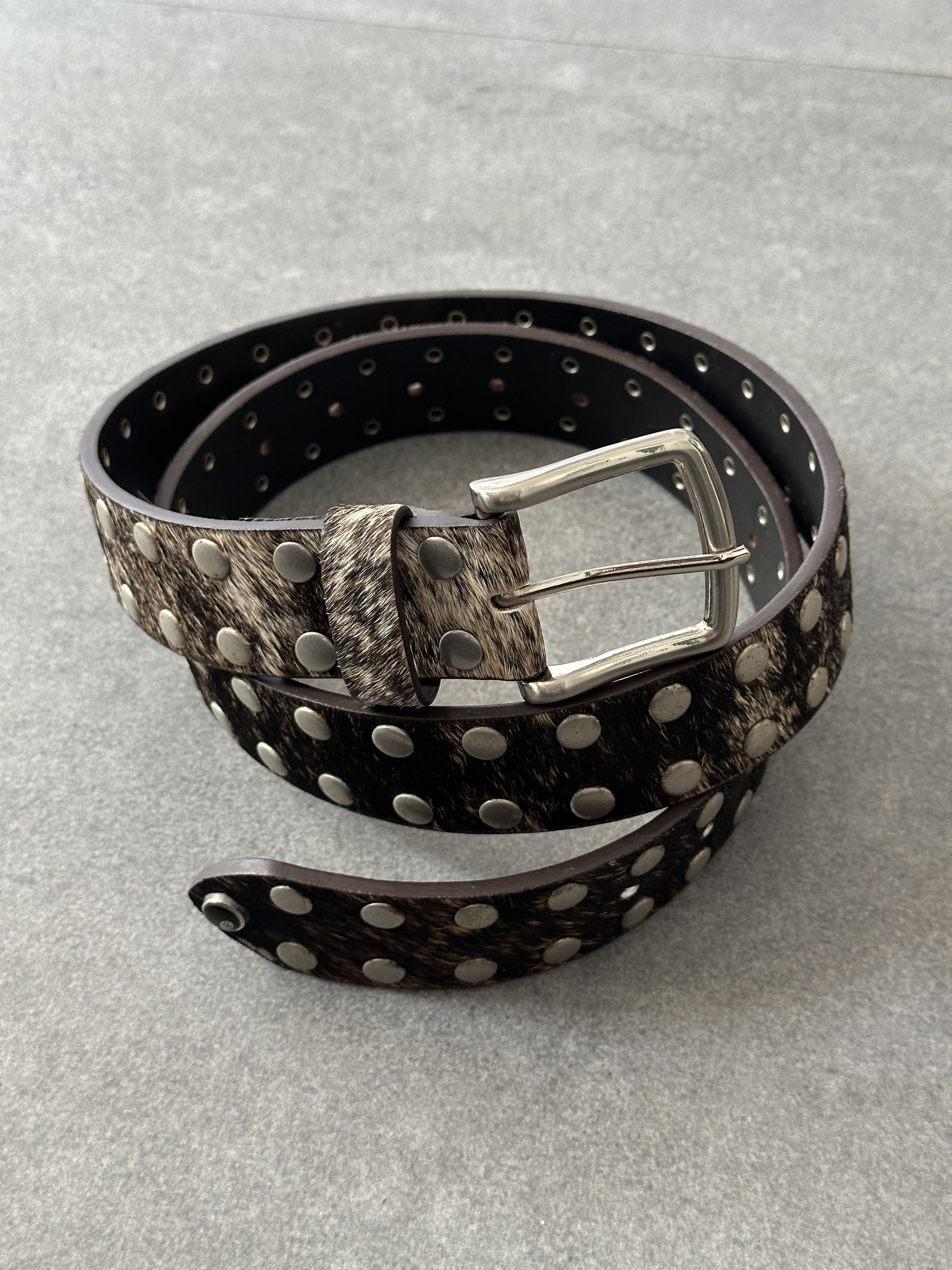 Stussy Stussy faux cow fur belt | Grailed