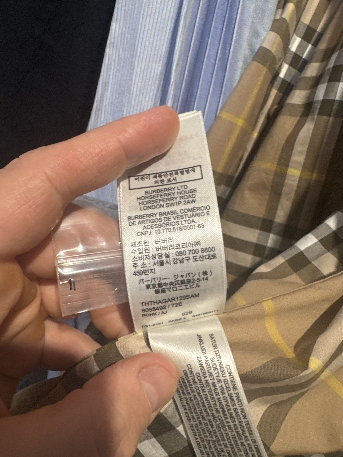 Burberry Burberry long sleeve shirt Size US M / EU 48-50 / 2 - 5 Thumbnail