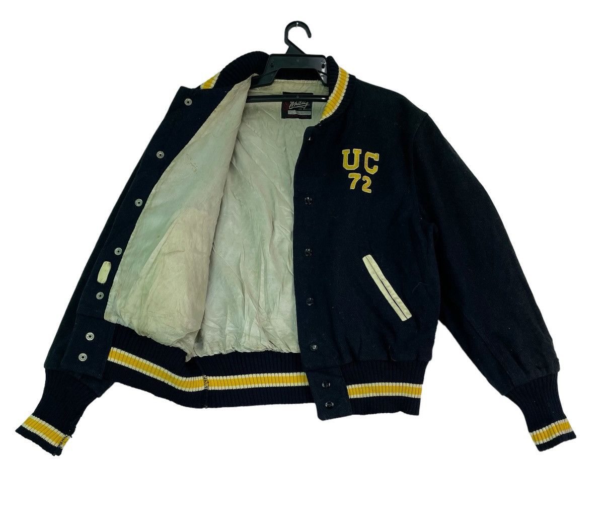 Vintage Vtg 1972 Whiting Los Angeles chainstitch logo varsity jacket Size US S / EU 44-46 / 1 - 5 Thumbnail