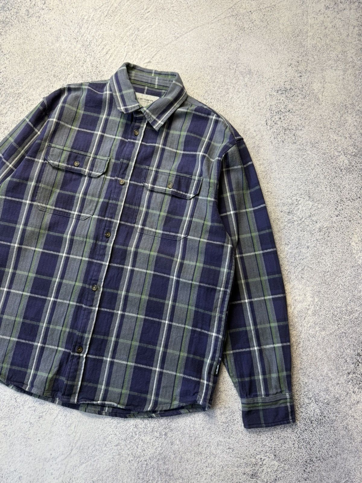 Carhartt Vintage Carhartt Flannel Jacket USA Y2K Size US L / EU 52-54 / 3 - 8 Thumbnail