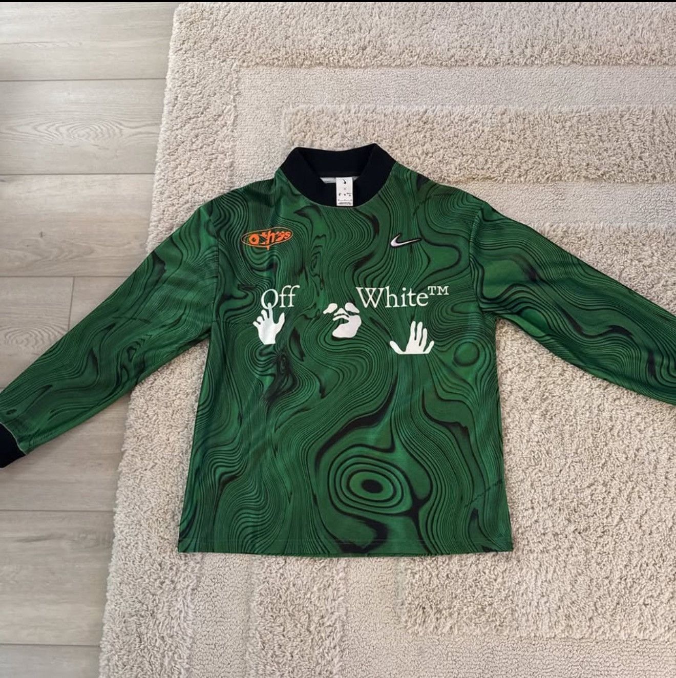 Nike x Off-White Allover Print Jersey Kelly Green
