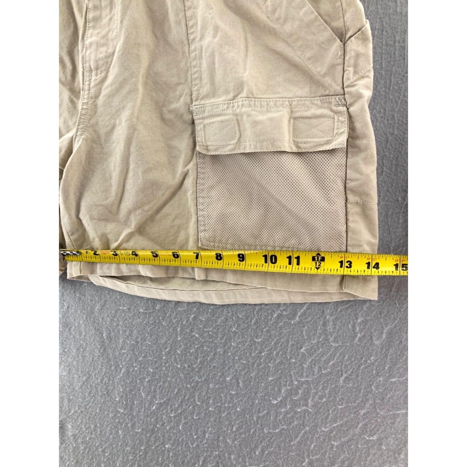Vintage Columbia PFG Womens Shorts Large Khaki Cargo Outdoor Hiking Size 36" / US 14 / IT 50 - 5 Thumbnail