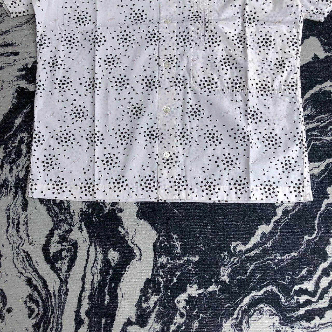 Jean Paul Gaultier Vintage 90s Jean Paul Gaultier Objet Polka Dot Shirt Size US S / EU 44-46 / 1 - 3 Thumbnail
