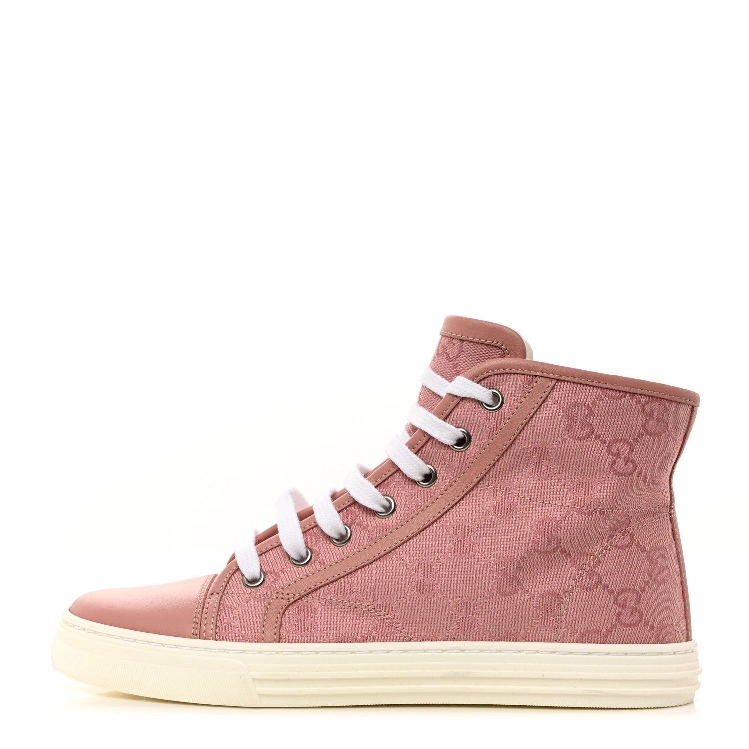 Gucci Gucci GG Canvas “Soft Pink” High-Top Sneakers Size 7.5 US Size US 7.5 / IT 37.5 - 1 Thumbnail