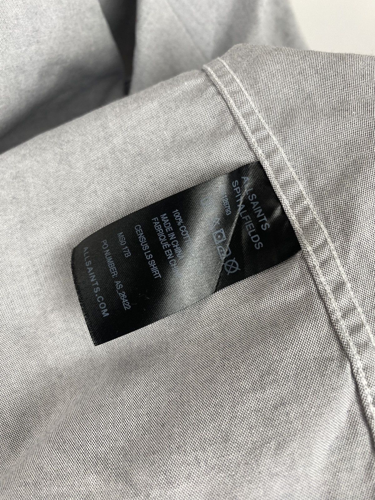 Allsaints Men’s Allsaints Census Long Sleeve Shirt size M Size US M / EU 48-50 / 2 - 6 Thumbnail