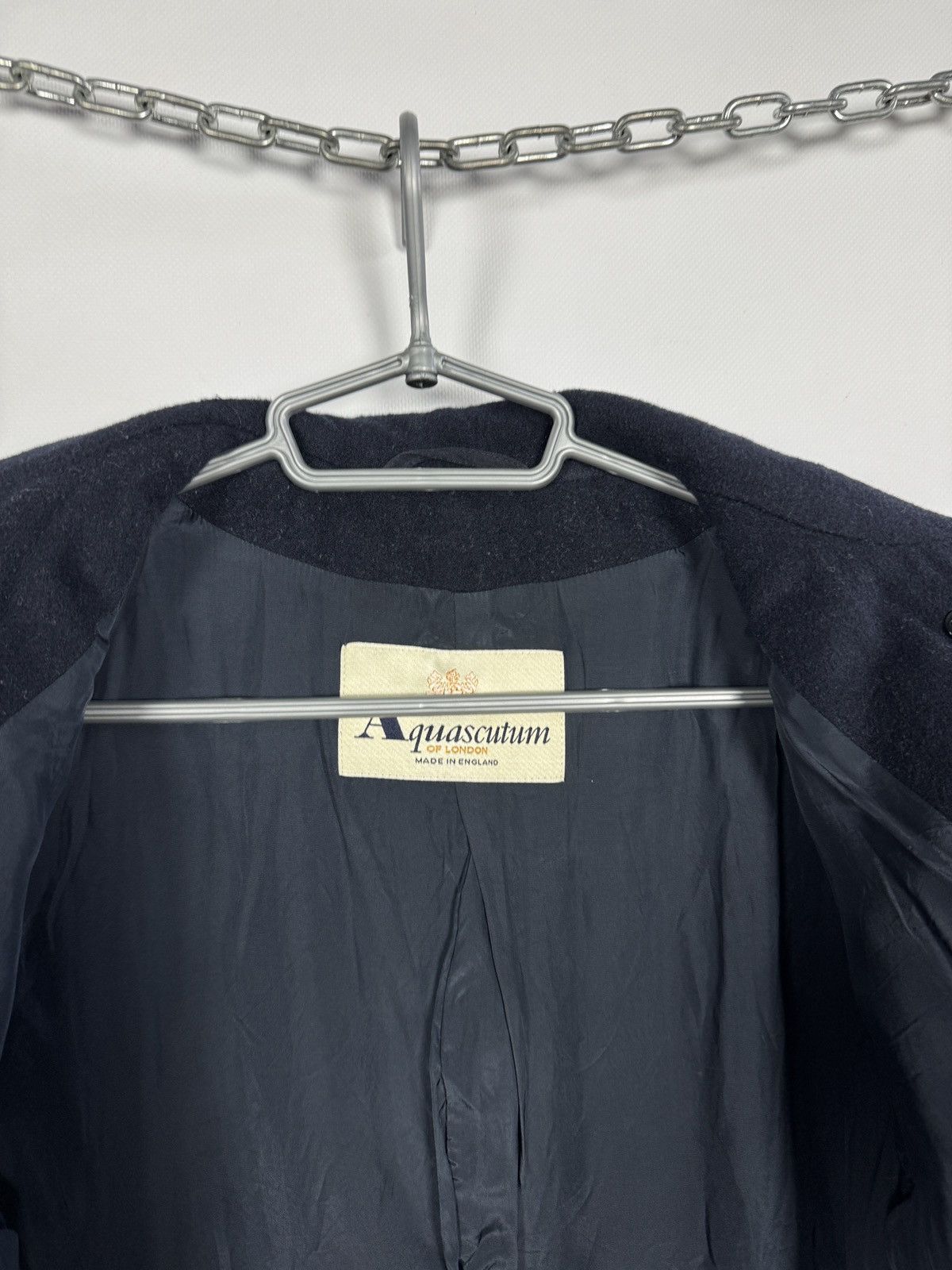 Aquascutum Aquascutum London Double Breasted Coat 100% Viscose Reg 10 Size M / US 6-8 / IT 42-44 - 8 Thumbnail