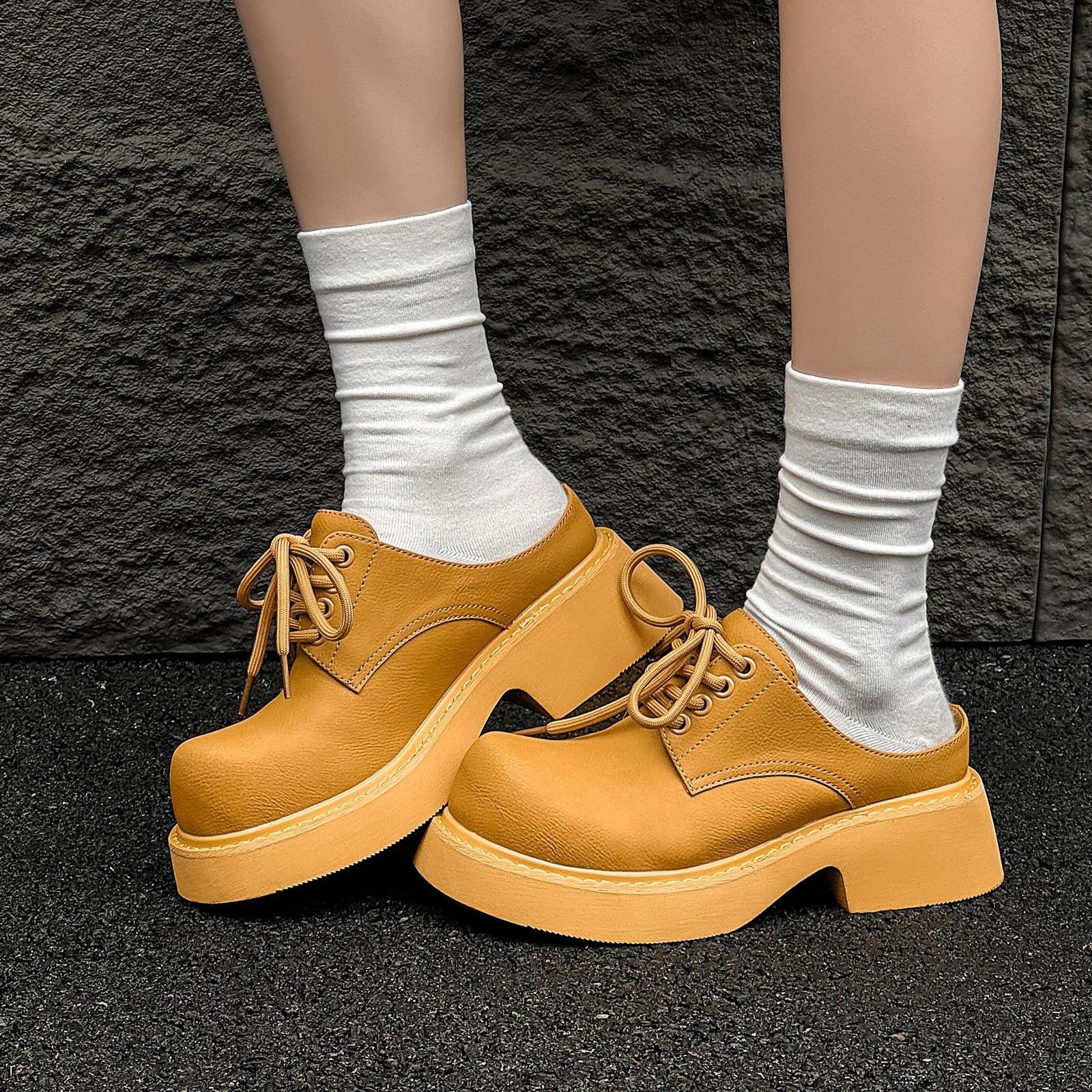 Other Trendy Chunky Lace-Up Shoes Size US 11 / EU 44 - 4 Thumbnail