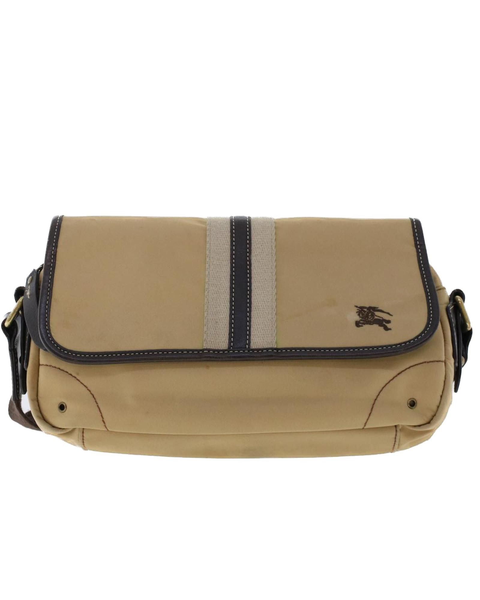 image of Burberry Beige Synthetic Shoulder Bag, Women's