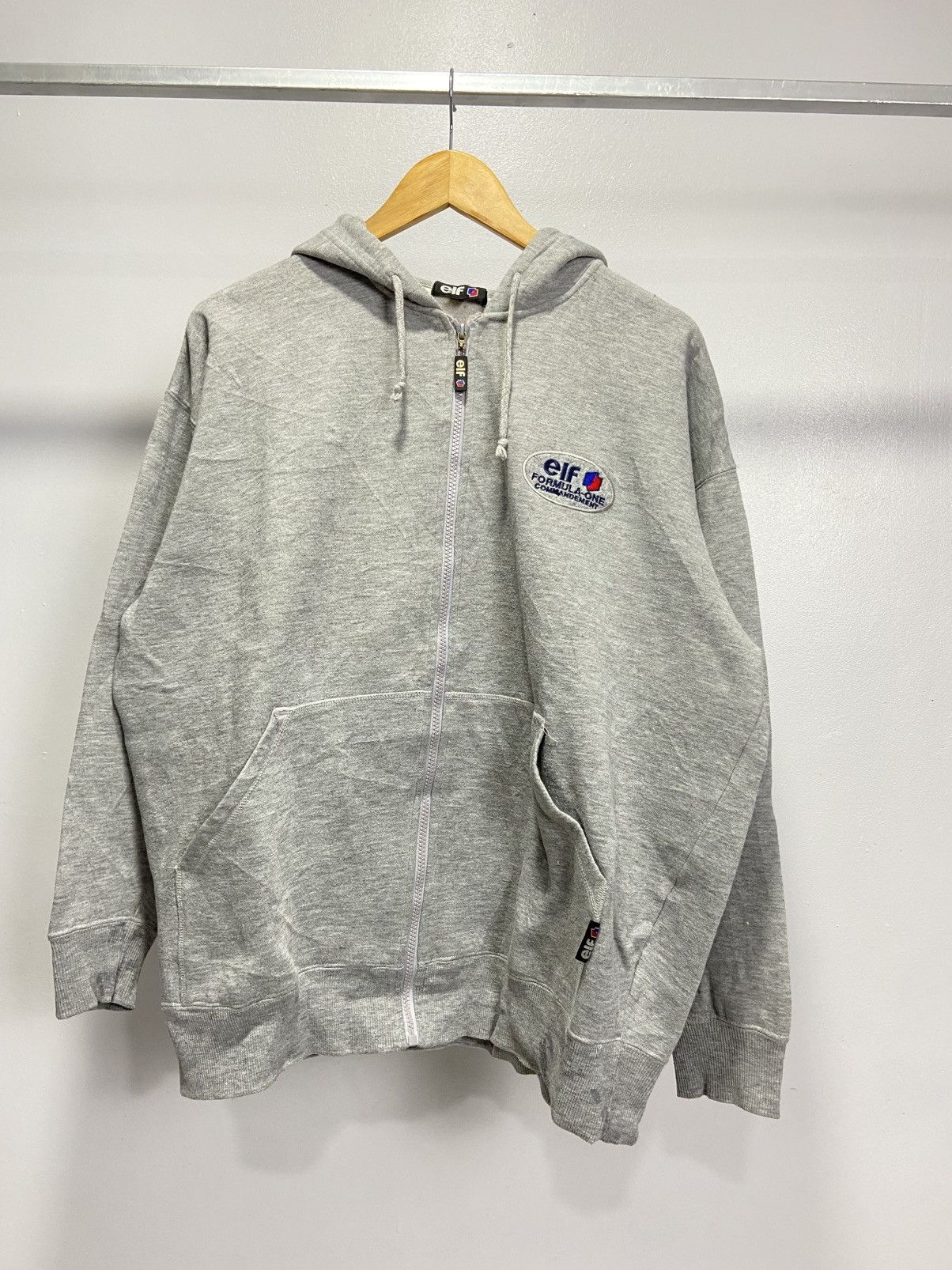 Vintage Elf Formula One zipper hoodie