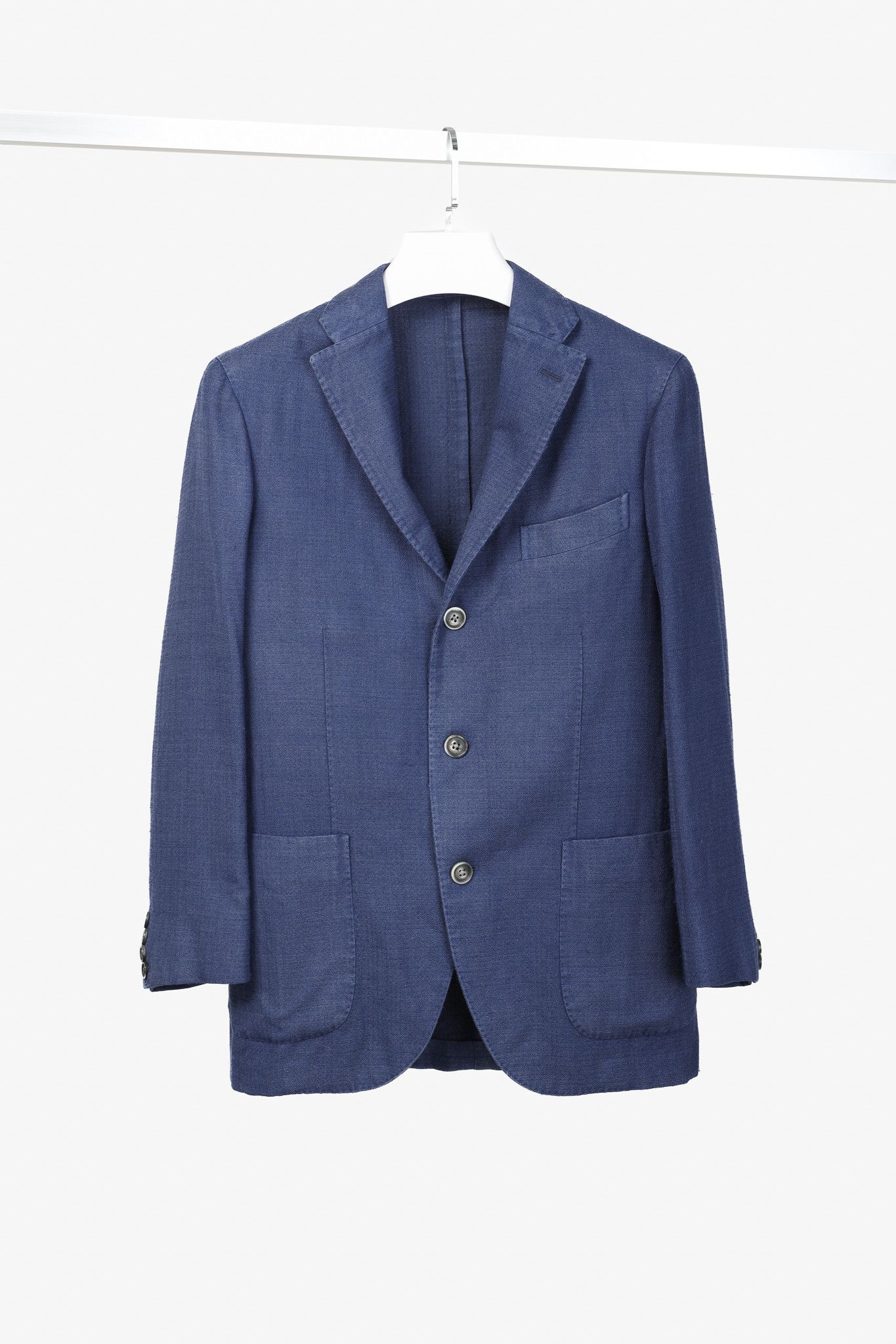 Boglioli Boglioli Blue Wool & Silk Lightweight K-Jacket Blazer Size 36R - 1 Thumbnail