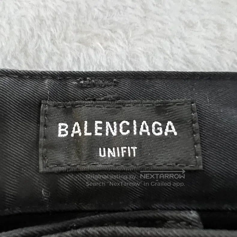 Balenciaga Balenciaga size XS Black washed flare pants Size US 27 - 3 Thumbnail
