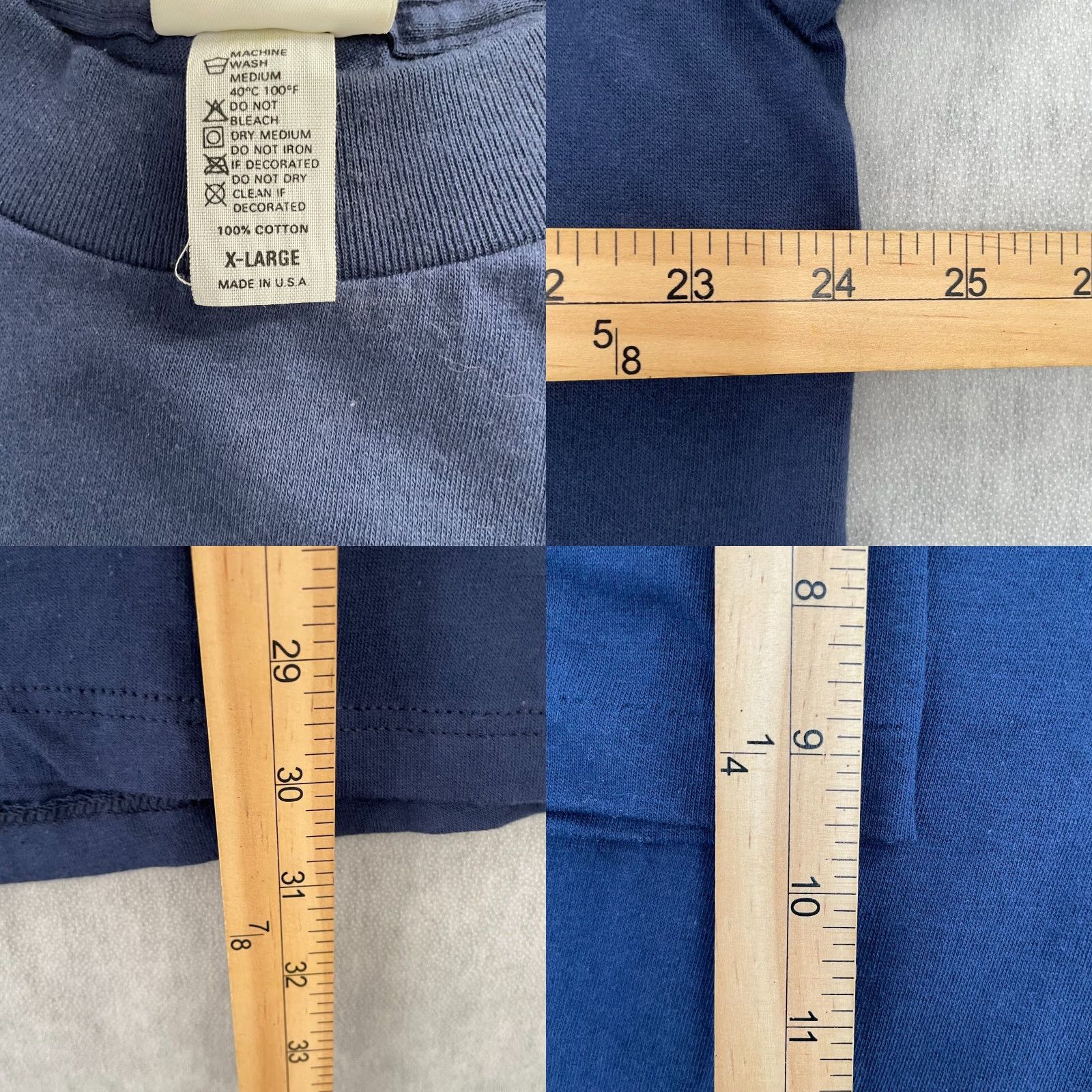 Vintage VINTAGE Newport Blue Graphic T-Shirt Adult XL Solid Blue Art 90s Mens Size US XL / EU 56 / 4 - 8 Thumbnail