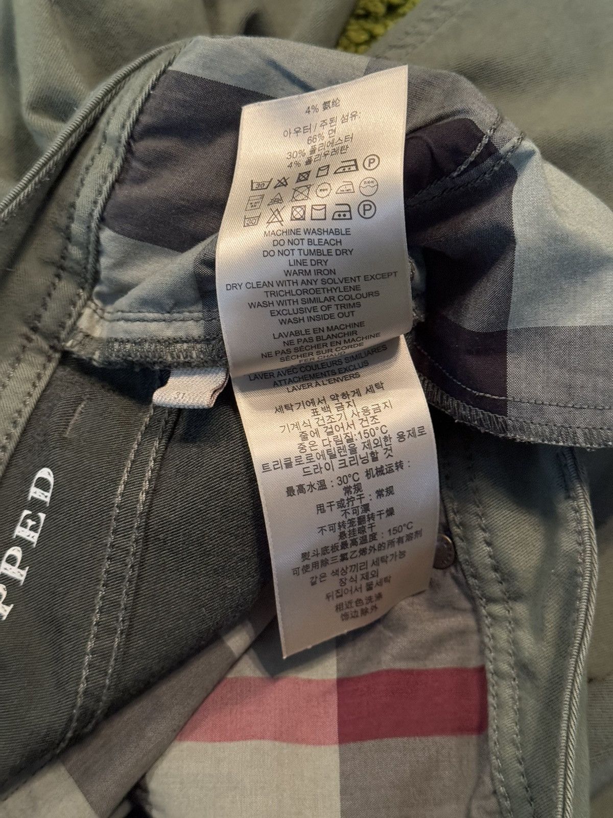 Burberry × Designer Burberry khaki chinos pants Size 27" / US 4 / IT 40 - 10 Thumbnail