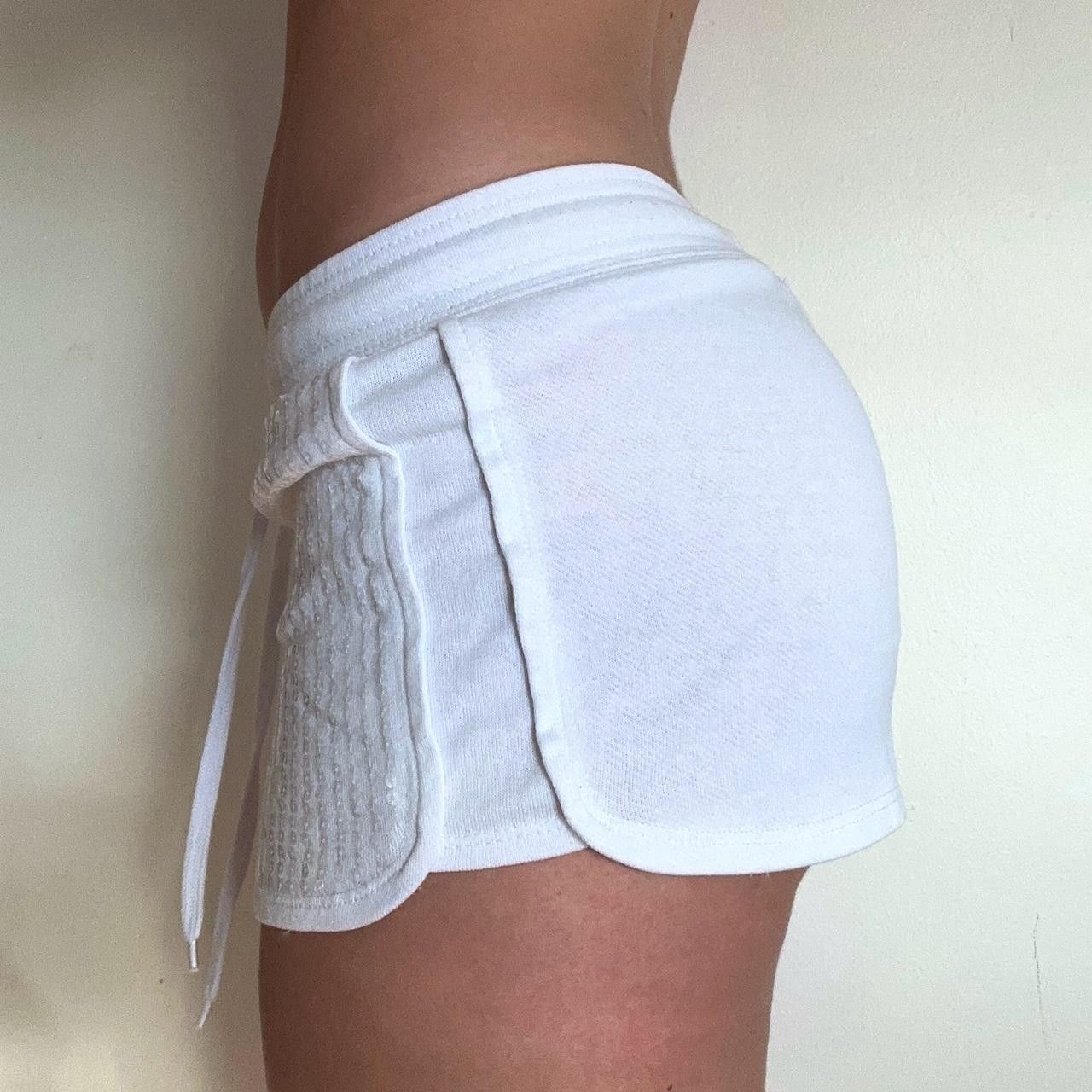 Other White sequin low rise mini booty shorts Nicki Minaj Size 27" / US 4 / IT 40 - 3 Thumbnail