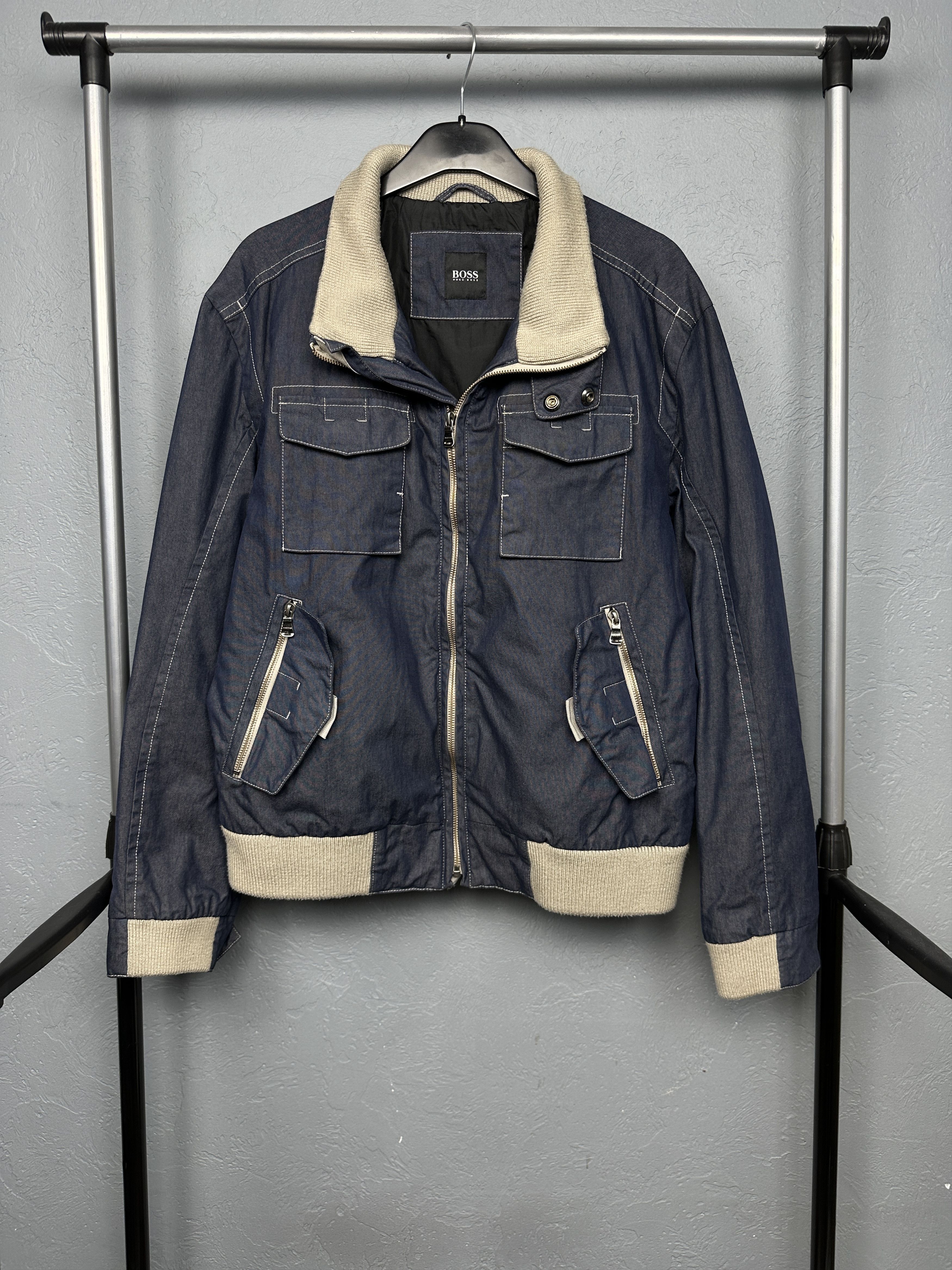 Hugo Boss Hugo Boss Vintage Mens Multi Pockets Jacket Size US XL / EU 56 / 4 - 1 Thumbnail