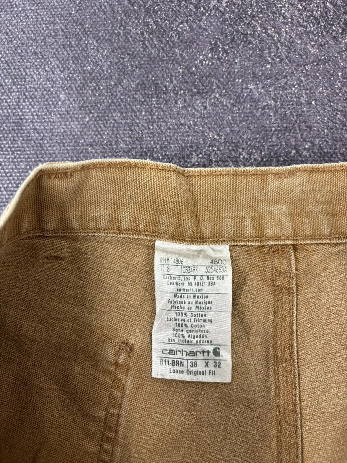 Carhartt × Vintage Vintage Carhartt Faded Hype Denim Baggy Shorts Jorts Size US 38 / EU 54 - 10 Thumbnail