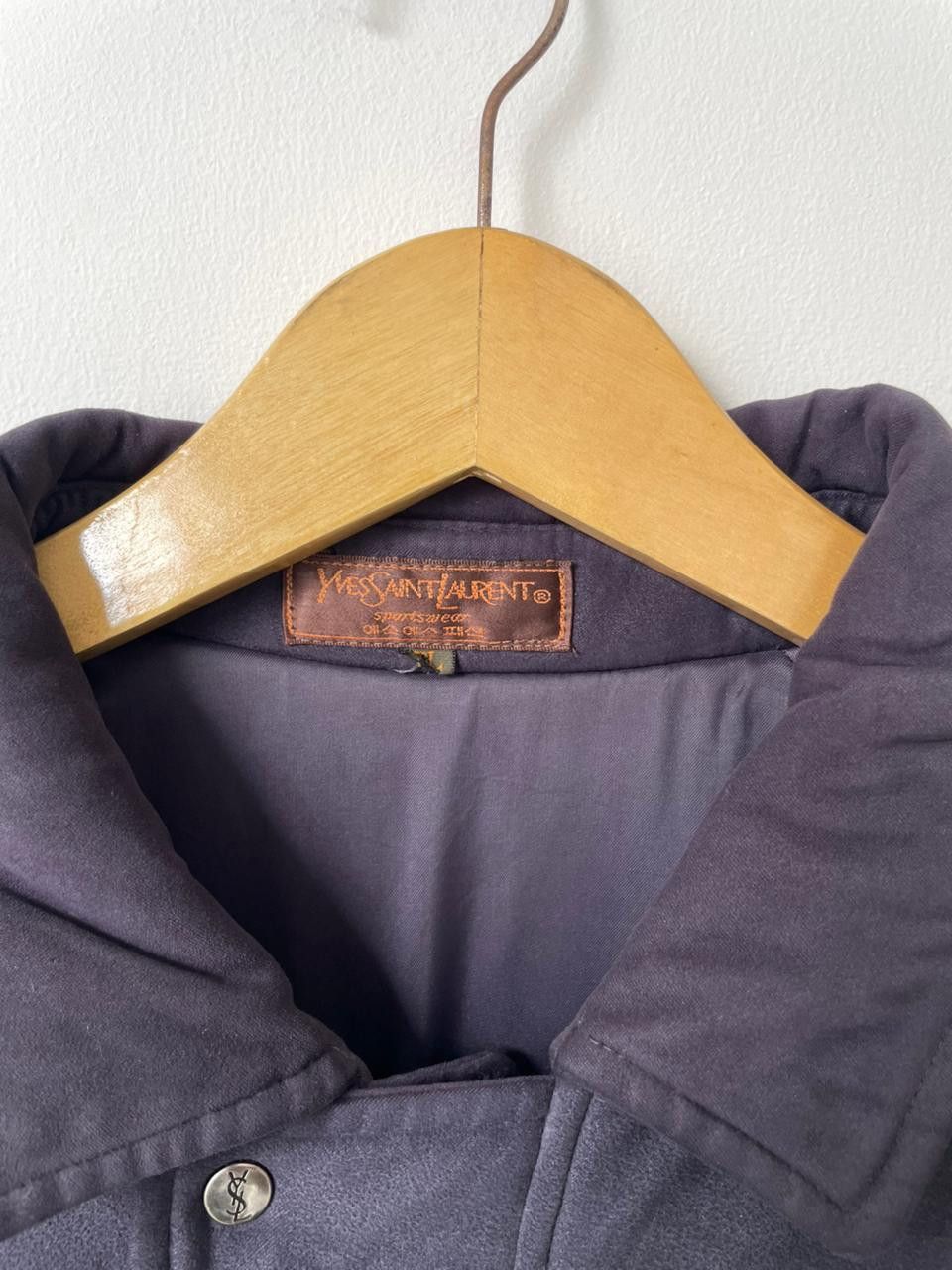 Saint Laurent Paris Vintage Yves Saint Laurent YSL Suede Jacket Size US L / EU 52-54 / 3 - 9 Thumbnail