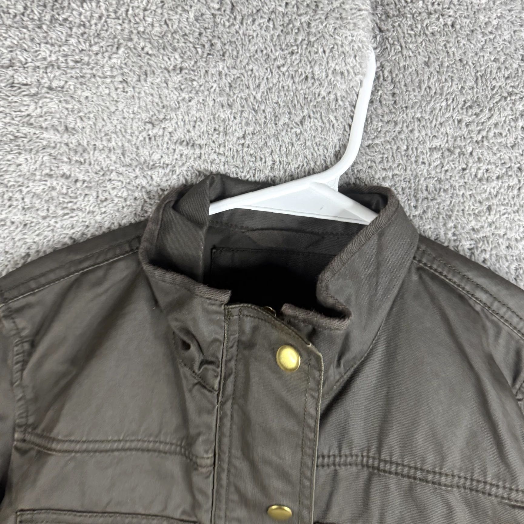 J.Crew J.Crew Military Jacket Womens XS Green Cotton Twill Zip Pockets Size XS / US 0-2 / IT 36-38 - 7 Thumbnail