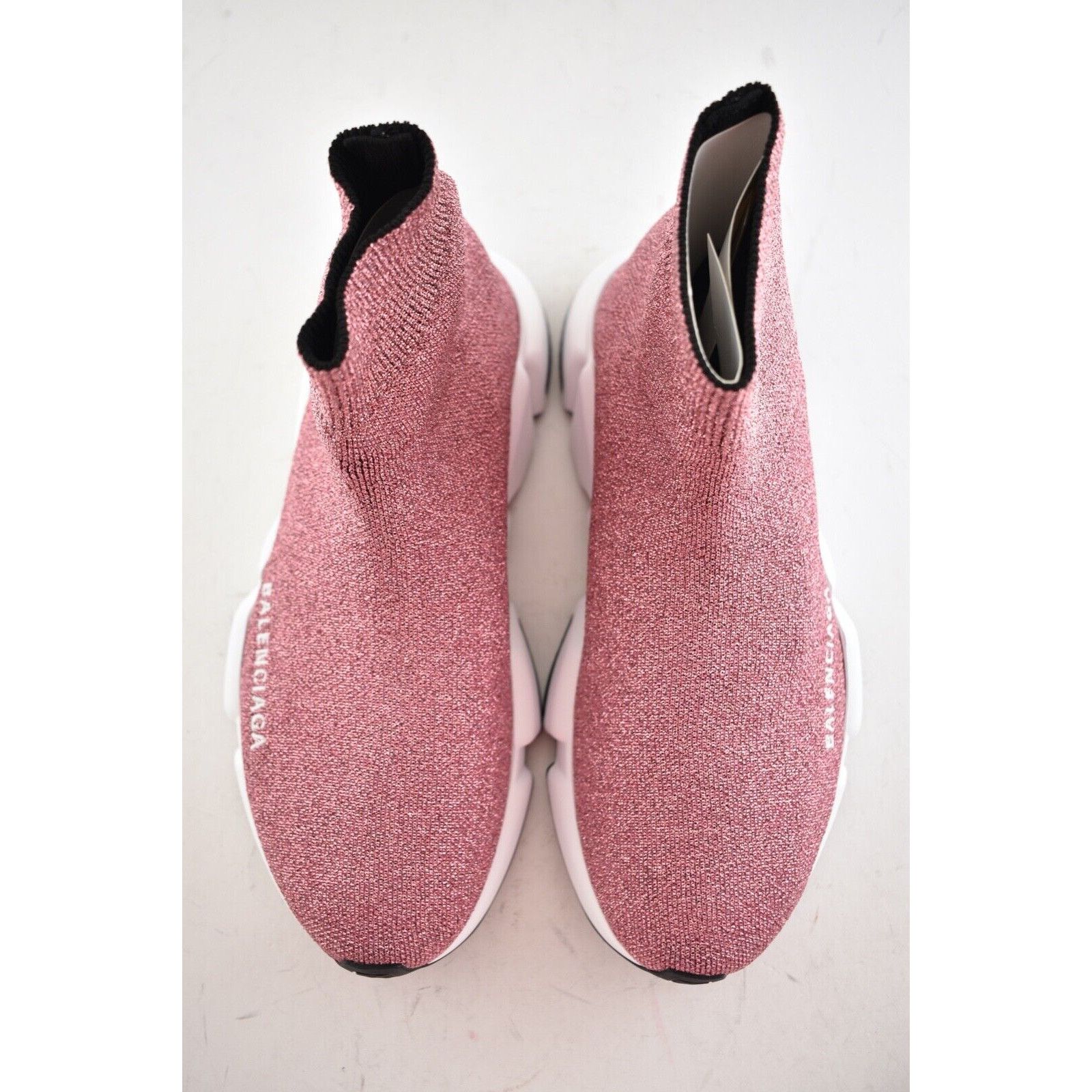 Balenciaga Balenciaga Women Speed Sock Pink Runner Sneakers 42 Size US 12 / IT 42 - 7 Thumbnail