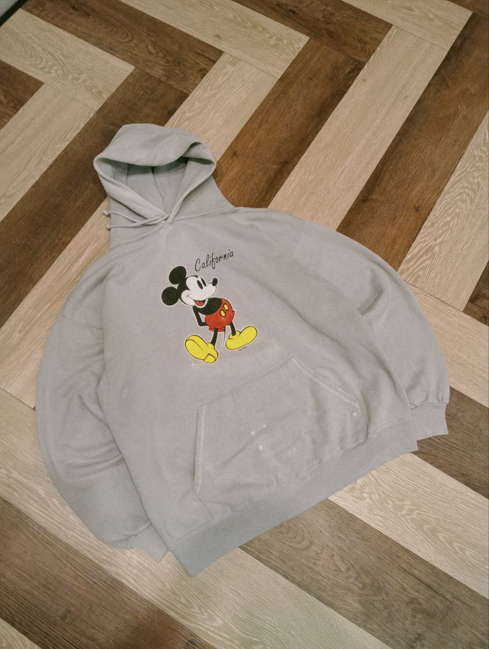 Vintage VINTAGE VELVA SHEEN MICKEY CALIFORNIA HOODIE - SIZE XL Size US XL / EU 56 / 4 - 2 Thumbnail
