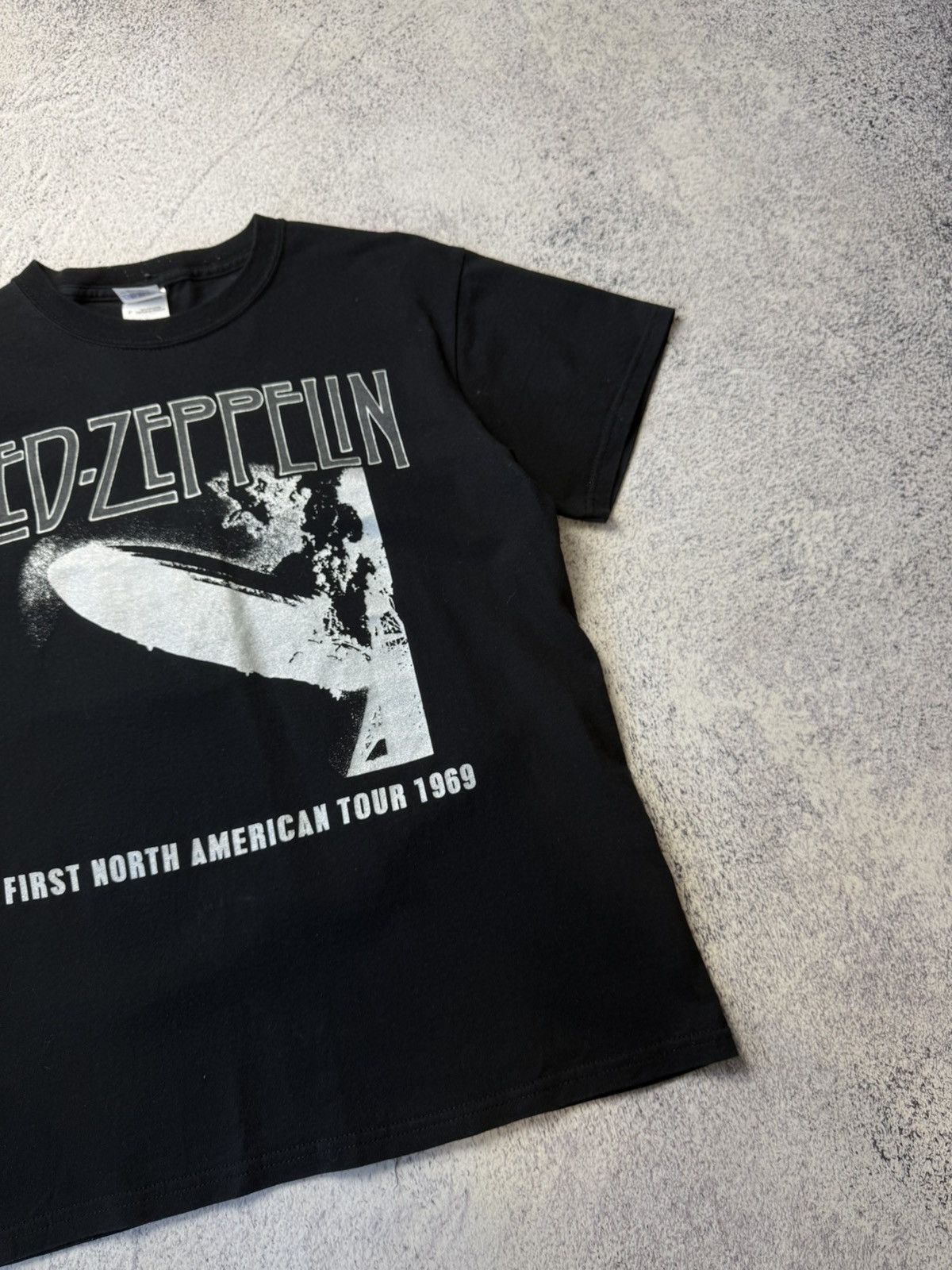 Band Tees Vintage Style Led Zeppelin 1969 UK Tour 2019 Remake T Shirt Size US M / EU 48-50 / 2 - 4 Thumbnail