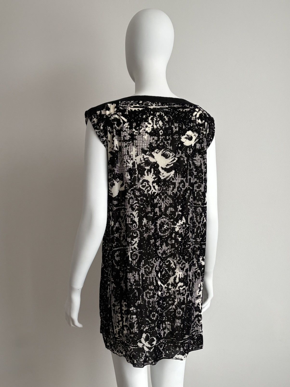 Jean Paul Gaultier Jean Paul Gaultier Soleil Sleeveless Top Mesh Tunic Floral Size XL / US 12-14 / IT 48-50 - 5 Thumbnail
