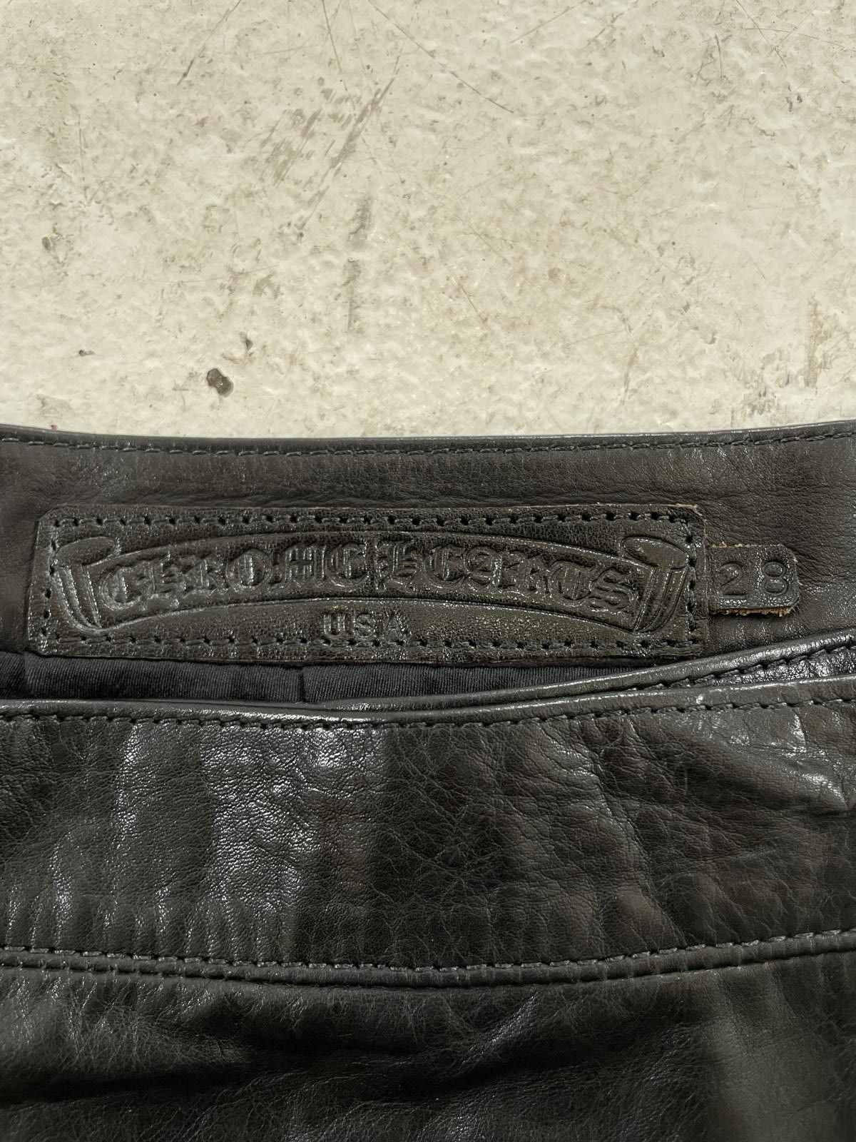 Chrome Hearts Chrome Hearts Leather Wrap Skirt Size 42" / US 20 - 3 Thumbnail