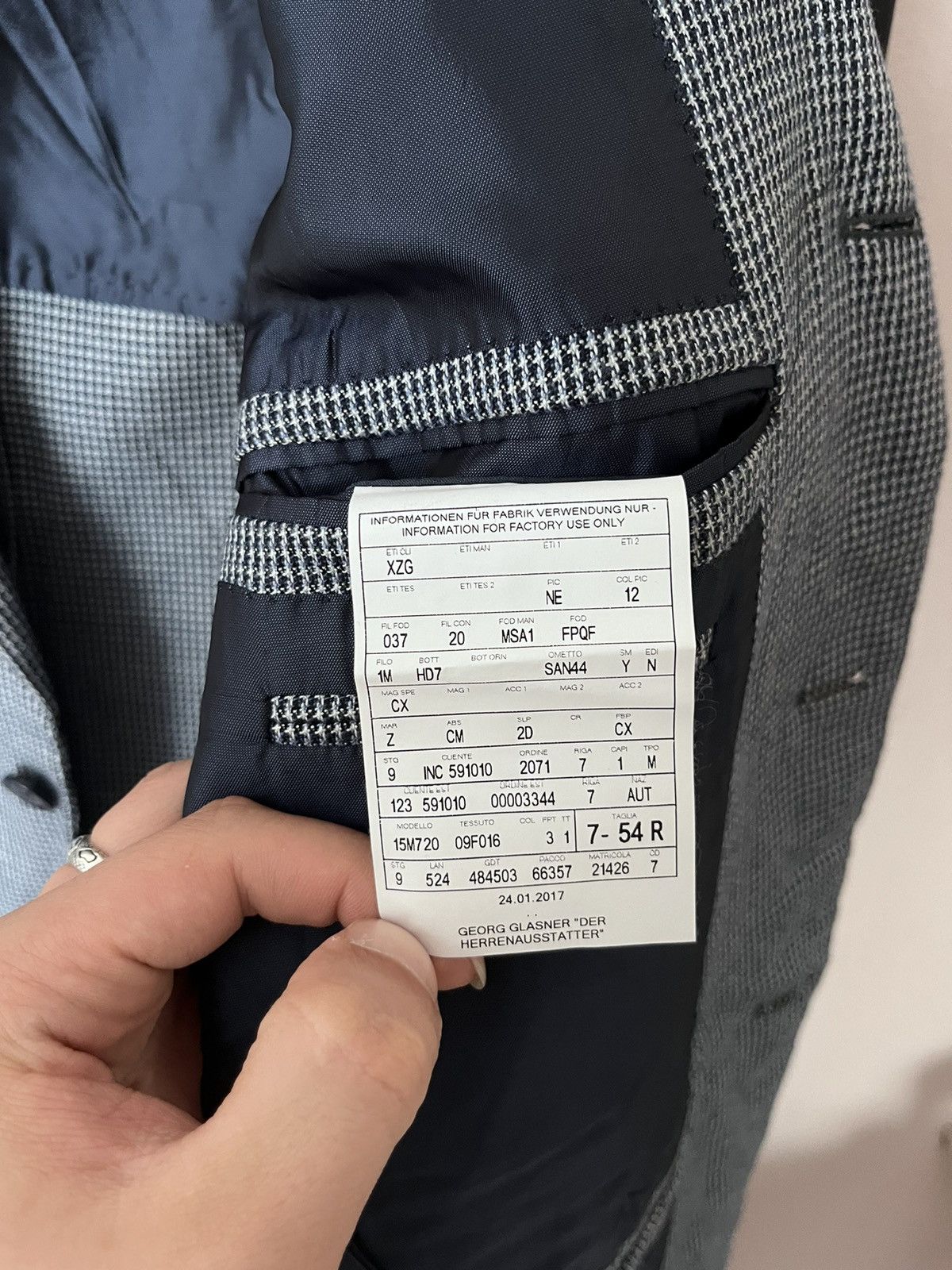 Ermenegildo Zegna Ermenegildo Zegna Cotton/Cashmere Blazer 7-54R Size 54R - 7 Thumbnail