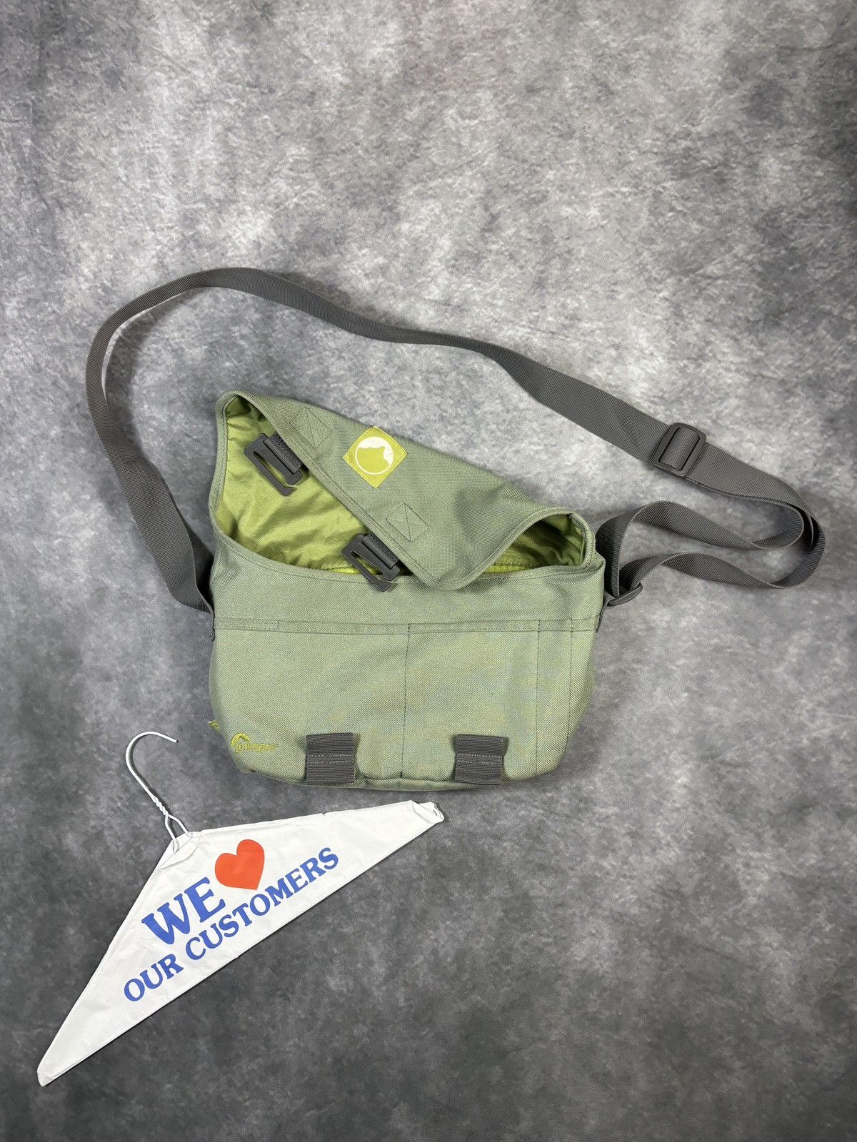Lowepro Lowepro Side Bag Mini Messenger Recycled Green Canvas Sling Size ONE SIZE - 16 Thumbnail