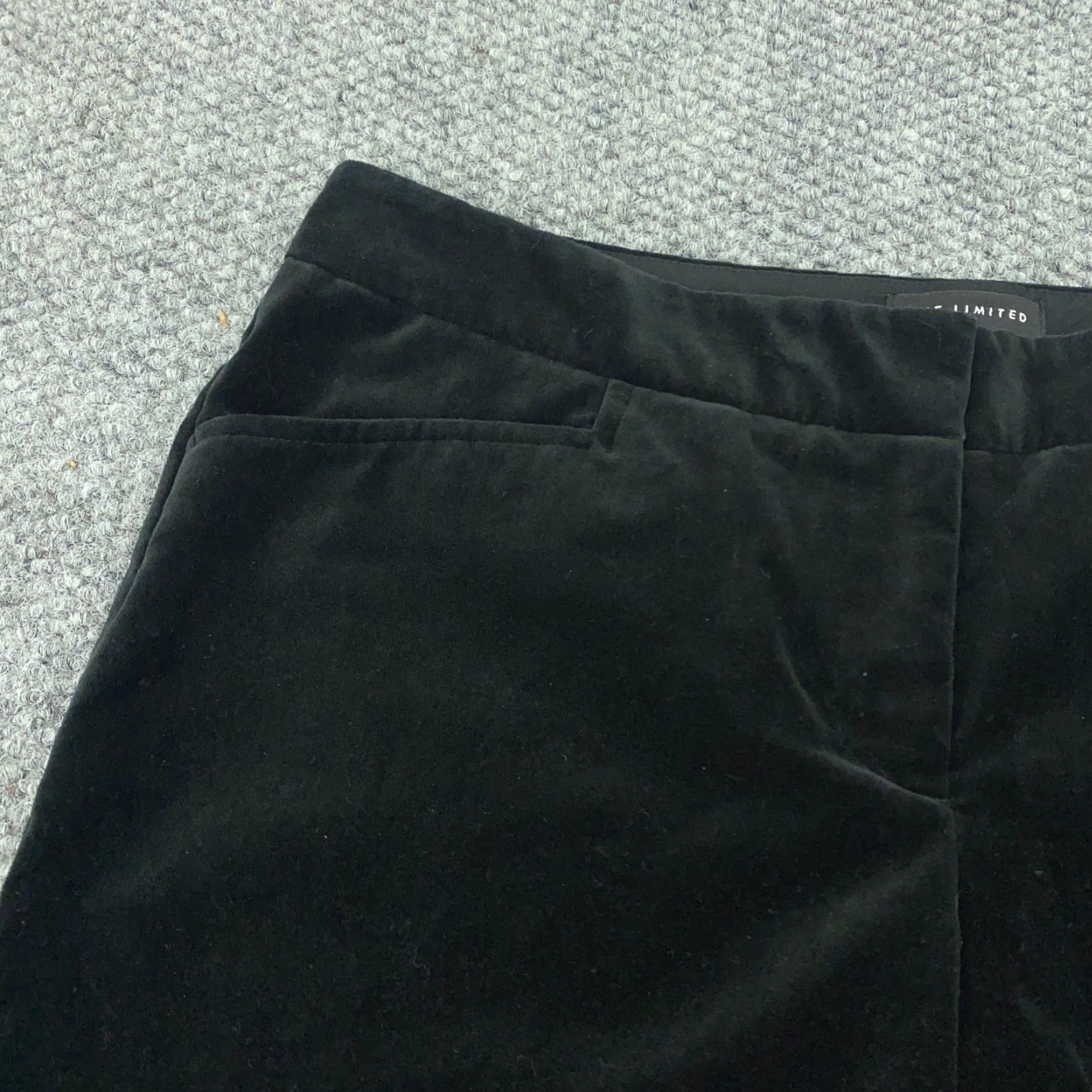 Vintage The Limited Drew Fit Pants Womens Size 6 Black Velour Bootcut Dress Trousers Size 32" / US 10 / IT 46 - 5 Thumbnail