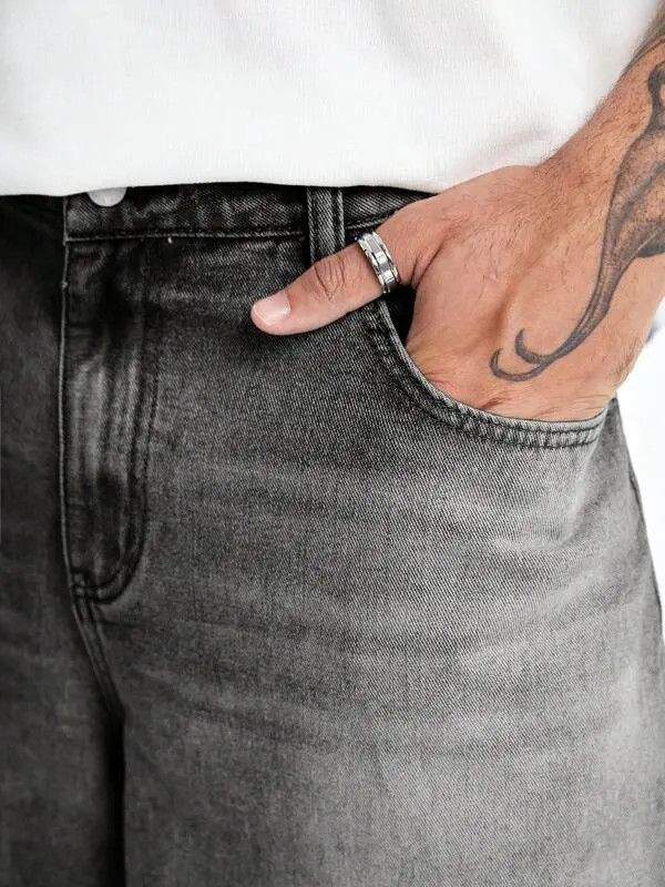 Jean Kusuno x Ryou Vintage RAW washed Shorts Jorts jeans ripped Size US 32 / EU 48 - 6 Thumbnail