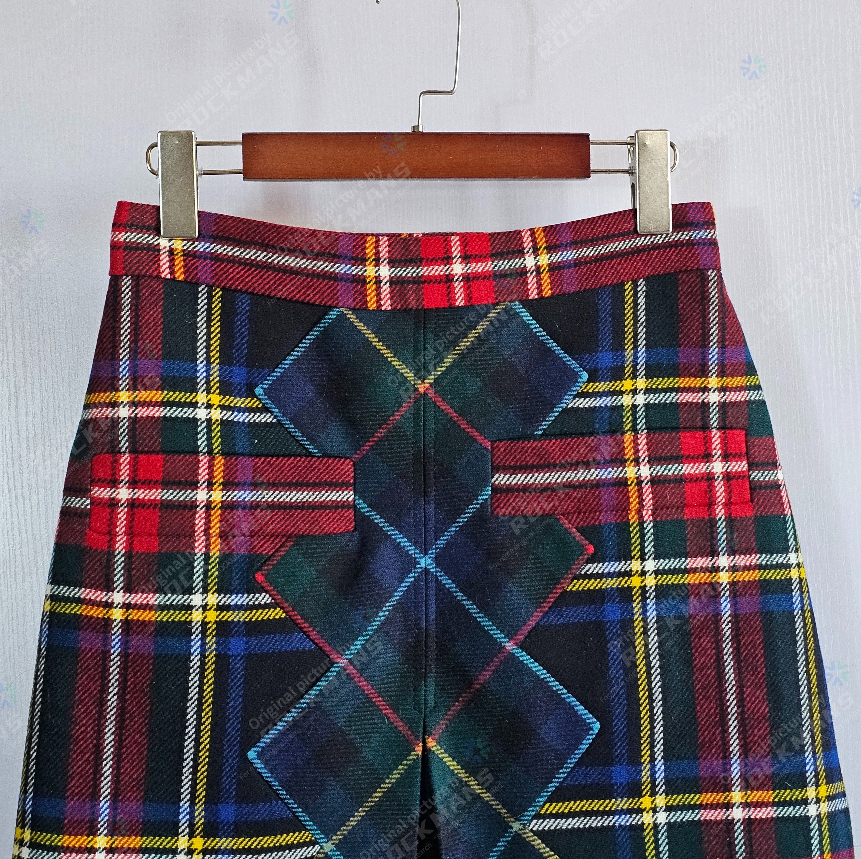 Gucci GUCCI Women's Mid-Length Wool Back Skirt Size 38 Size 38" / US 16 / IT 52 - 2 Thumbnail