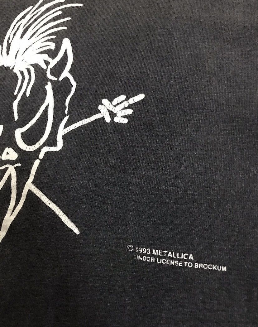 Brockum Rare 1993 Metallica Metallifukinca Tour T-Shirt Size Large Size US L / EU 52-54 / 3 - 8 Thumbnail