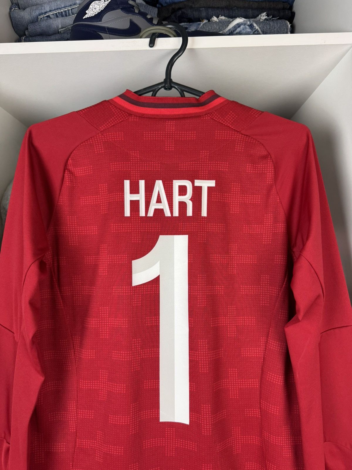 Umbro Umbro England 2012 2013 Joe Hart GK Long Sleeve Jersey Size US XS / EU 42 / 0 - 12 Thumbnail