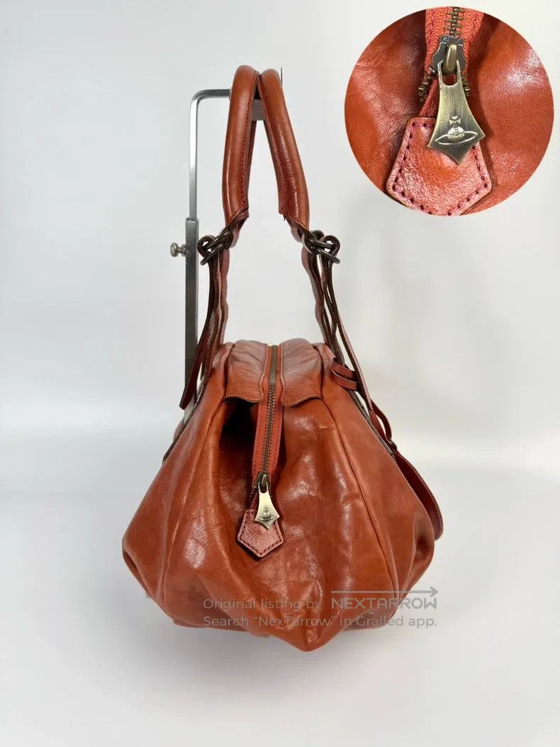 Vivienne Westwood Vivienne Westwood size os Large Leather Pumpkin Colored Bos Size ONE SIZE - 3 Thumbnail