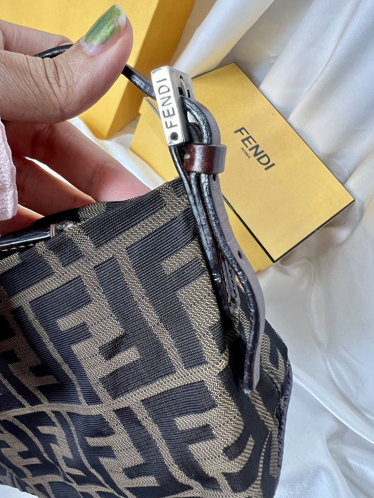 Fendi Fendi Zucca Mini Pochette Shoulder Bag Size ONE SIZE - 6 Thumbnail