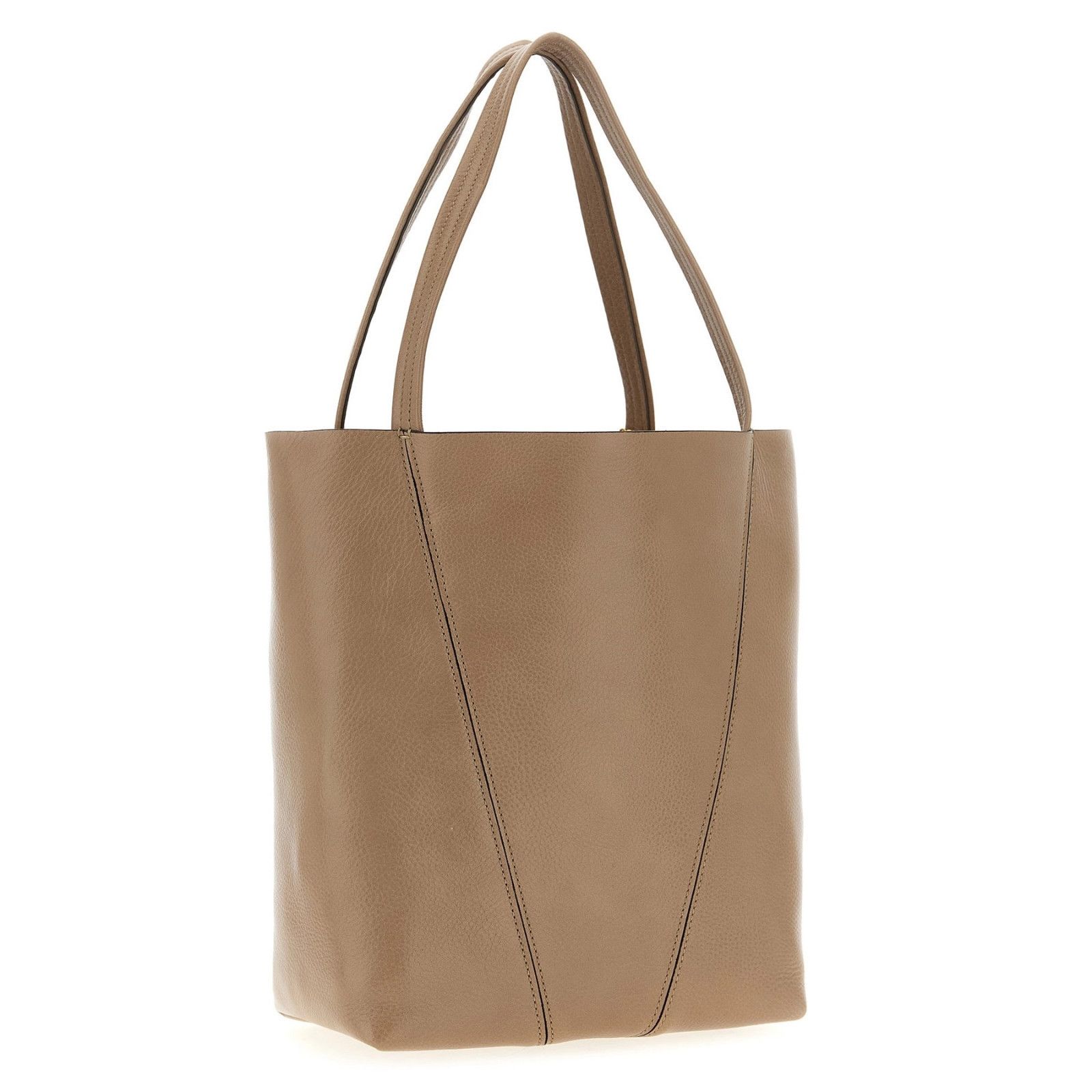 Chloe Chloe Medium Spin Boyish Brown Grained Leather Tote Bag New Size ONE SIZE - 2 Thumbnail