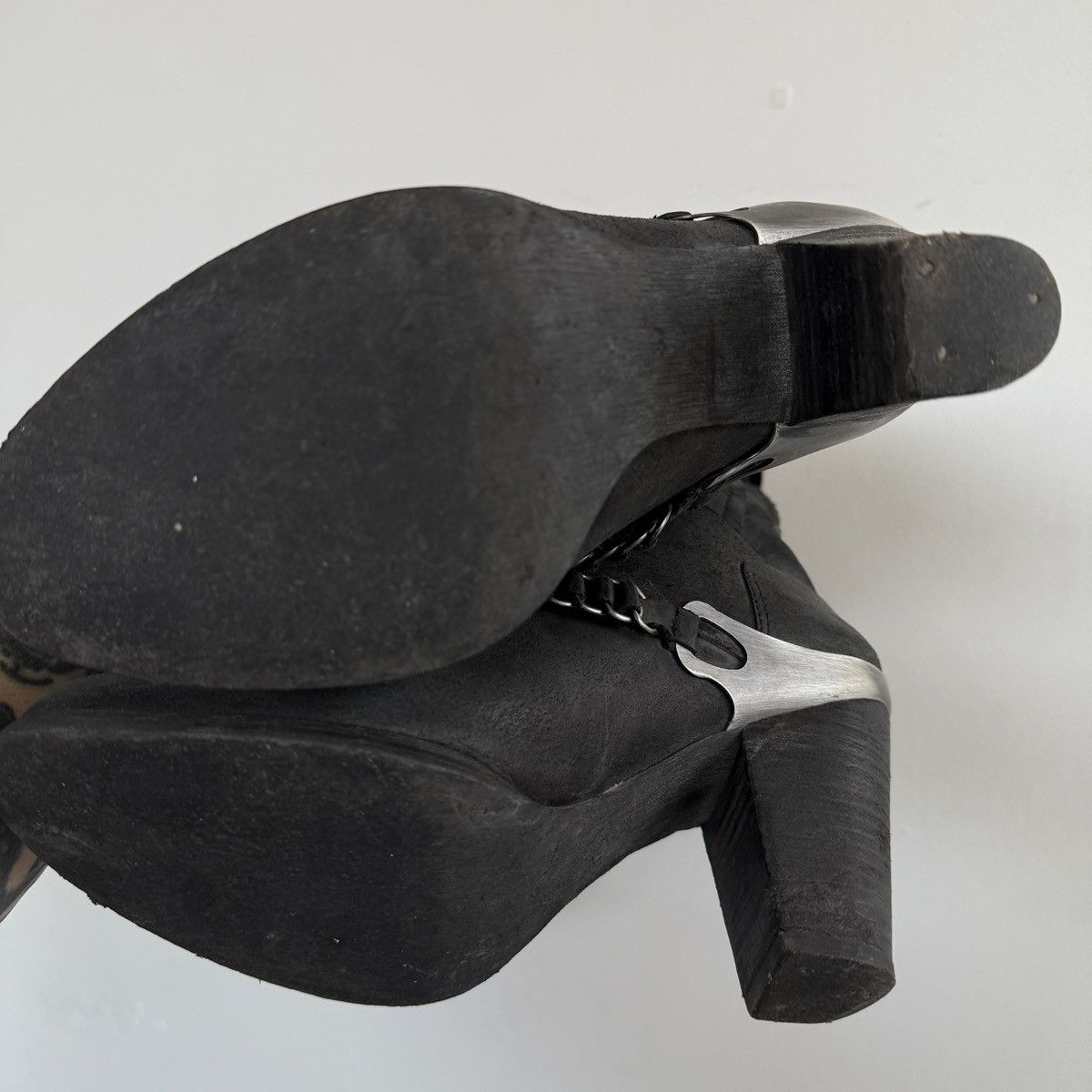 Miss Sixty Vintage Miss Sixty Melody Over The Knee Real Leather Boots Size US 7 / IT 37 - 9 Thumbnail