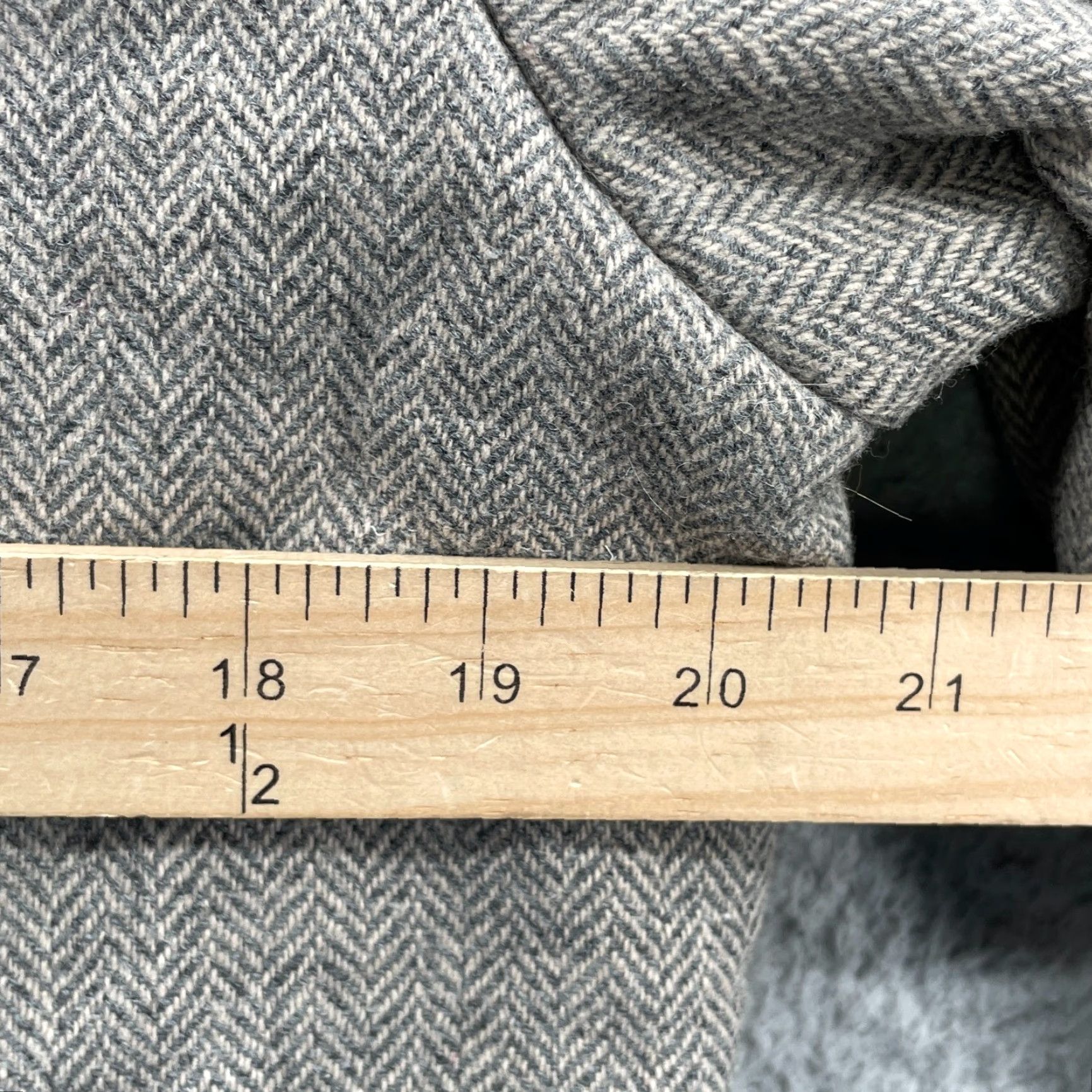 Vintage VINTAGE Woolrich Jacket Women's M Beige Cabin Wool Blend Herring Bone Sherpa Lined Mid-Length Pockets Zip 90s Outdoor Womens Size M / US 6-8 / IT 42-44 - 7 Thumbnail