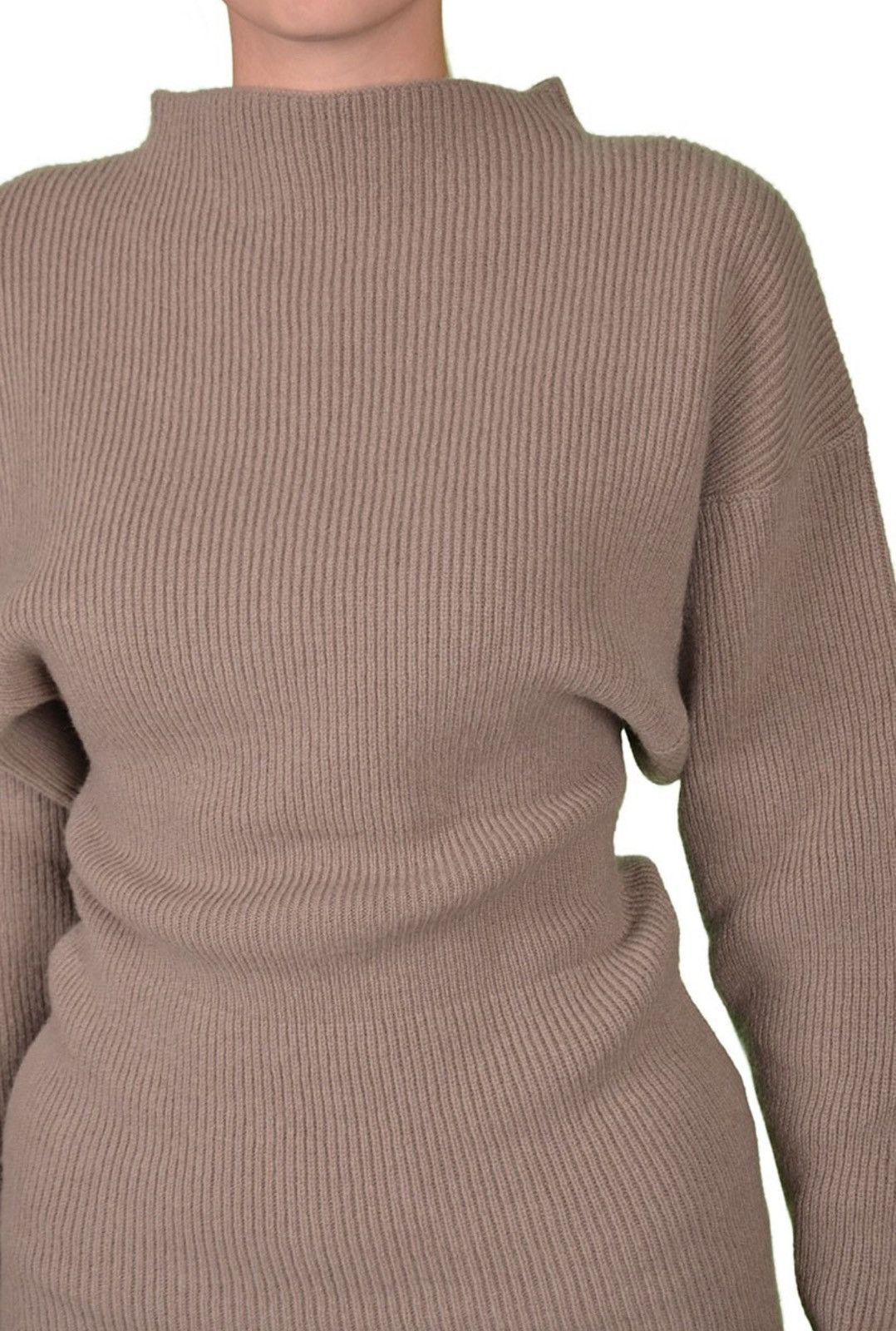Rick Owens Last Size Rick Owens Knitted Wool Brown Sweater Size S / US 4 / IT 40 - 6 Thumbnail