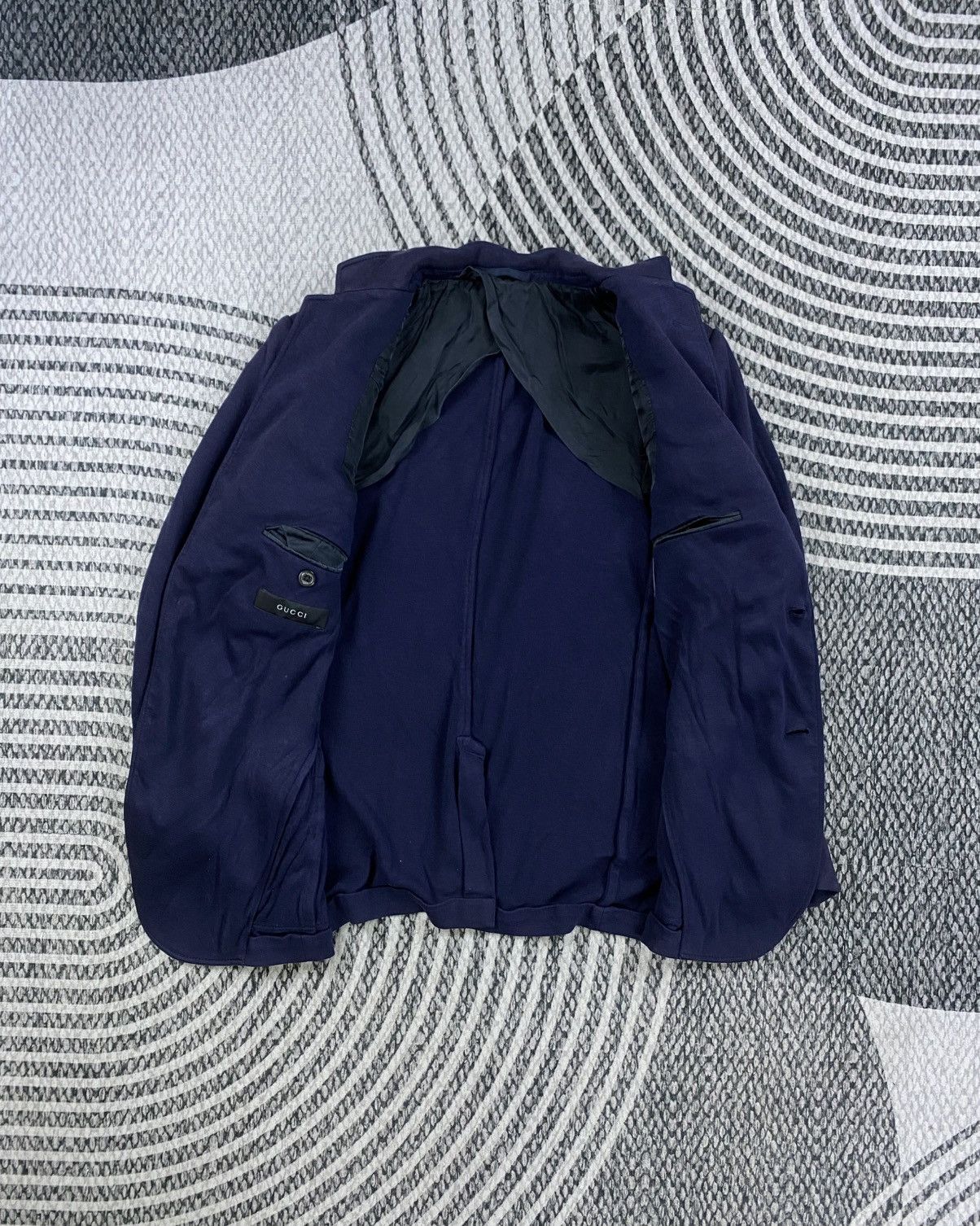Gucci Gucci Navy Color Double Button Blazer Jacket Size US M / EU 48-50 / 2 - 6 Thumbnail