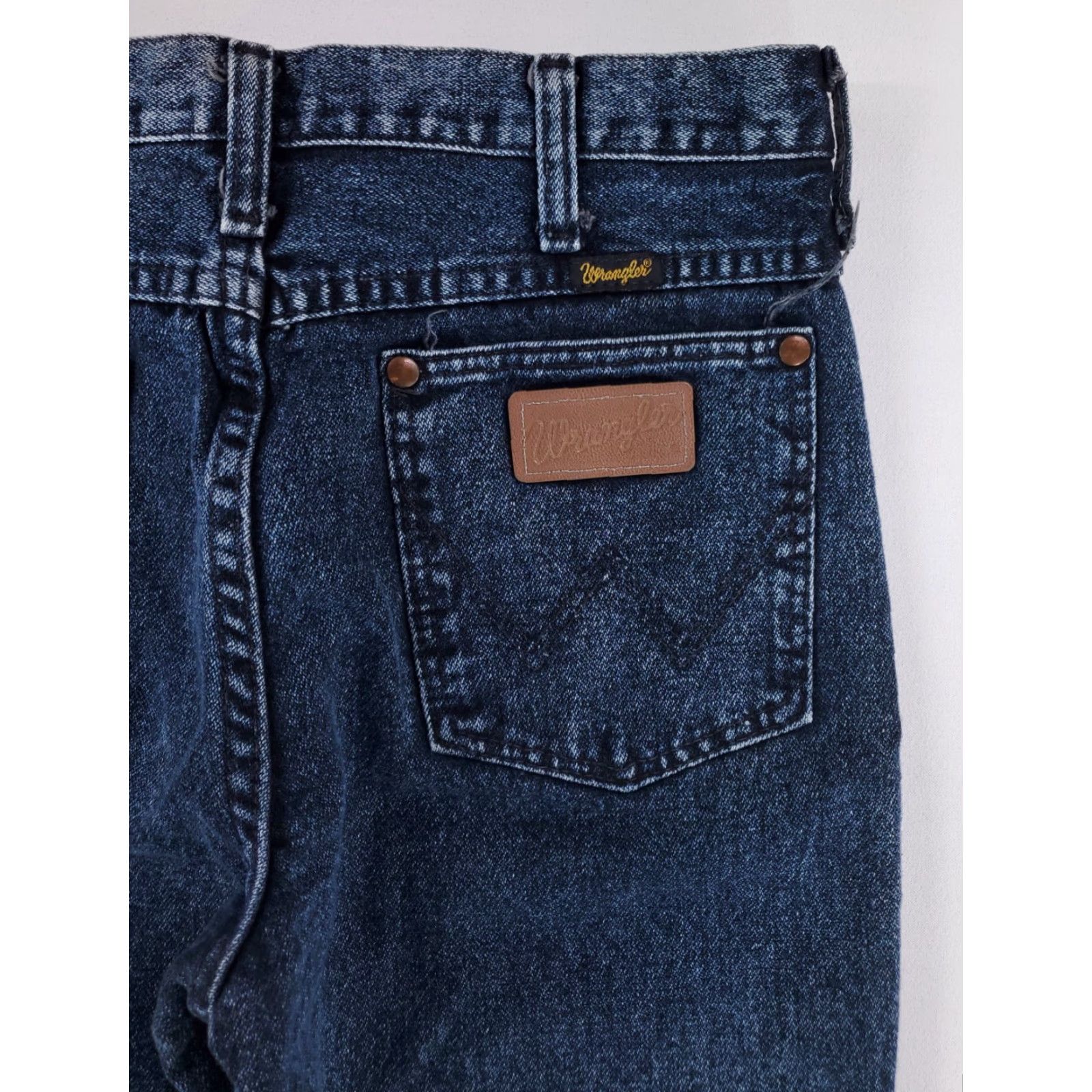 Wrangler VINTAGE Wrangler Jeans Acid Wash Blue VTG 70s 80s Made USA Men 30x30 Straight Jeans Mens Size US 30 / EU 46 - 4 Thumbnail