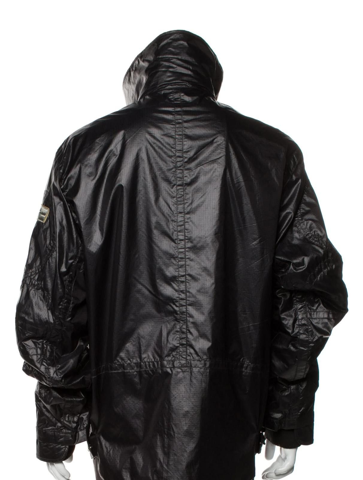 JET SET JETSET Black Nylon Rain Coat Size: L Size US L / EU 52-54 / 3 - 3 Thumbnail